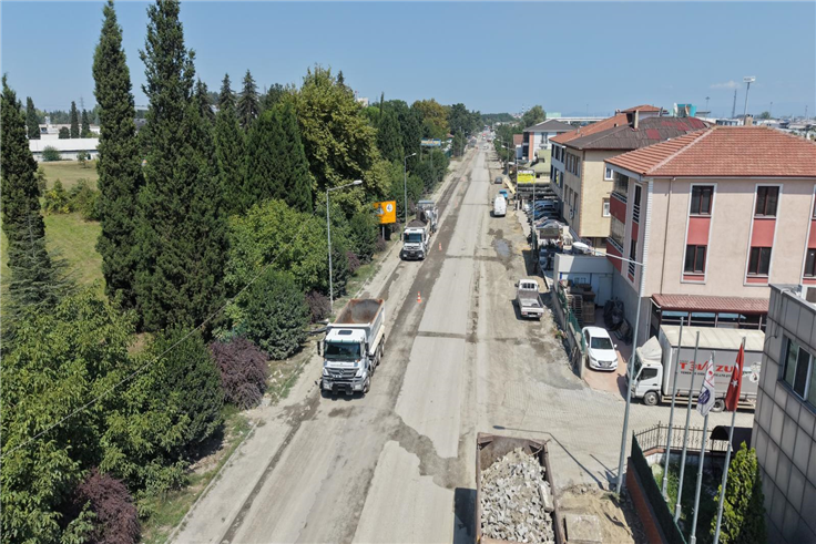 Arifiye’nin can damarında üst yapı çalışmaları başladı