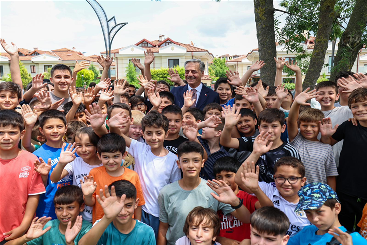 Çocuk ve ailelerin yeni buluşma noktası Ferizli’ye çok yakıştı