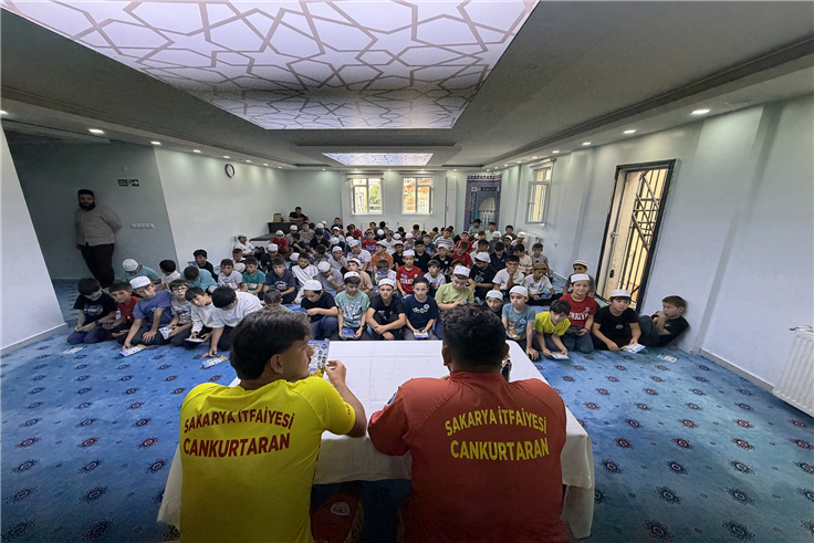Büyükşehir cankurtaranlarından çocuklara hayat kurtaran eğitim