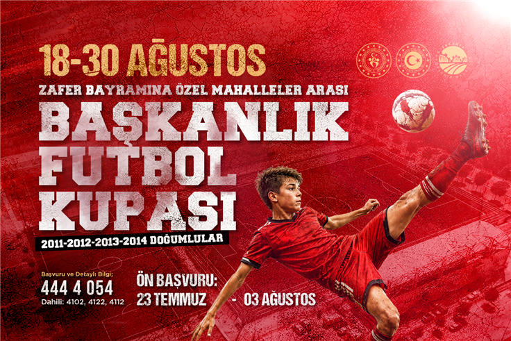 Büyükşehir’den 30 Ağustos Zafer Bayramı’na özel dev futbol turnuvası 