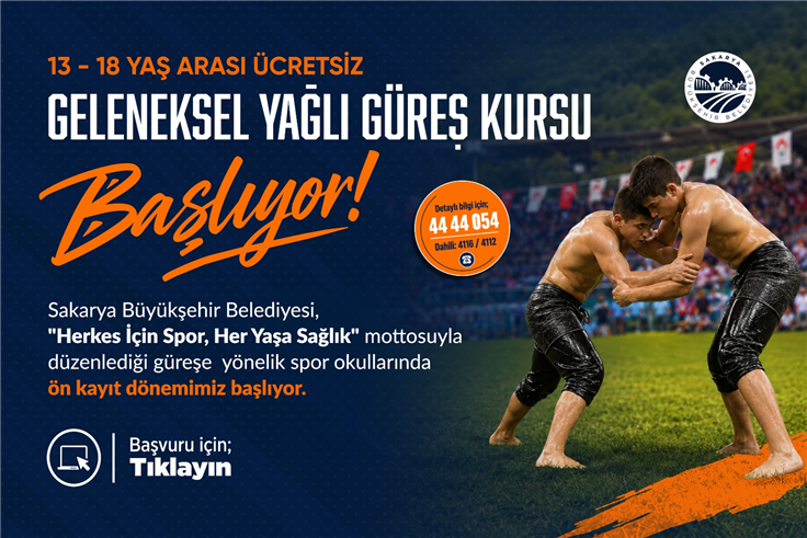 Yağlı Güreş Spor Okulları’nda ön kayıtlar başladı 