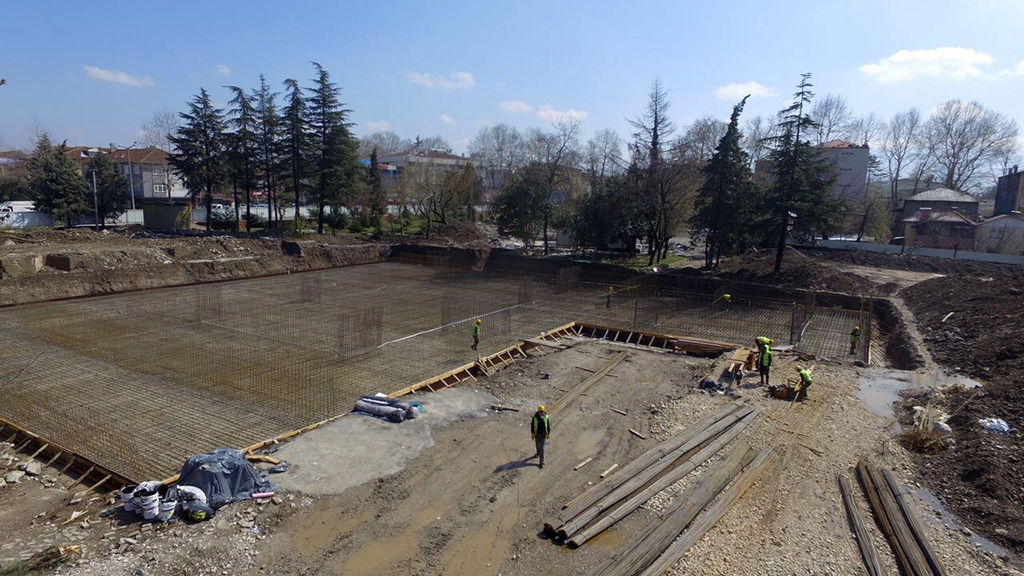 Hendek Park temel atmaya hazırlanıyor