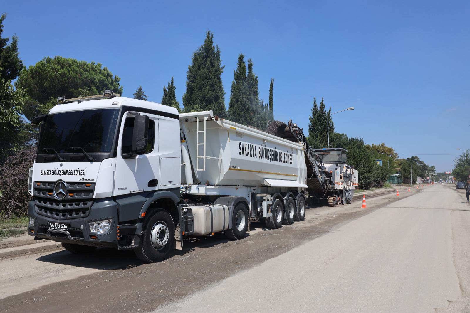 Arifiye’nin can damarında üst yapı çalışmaları başladı