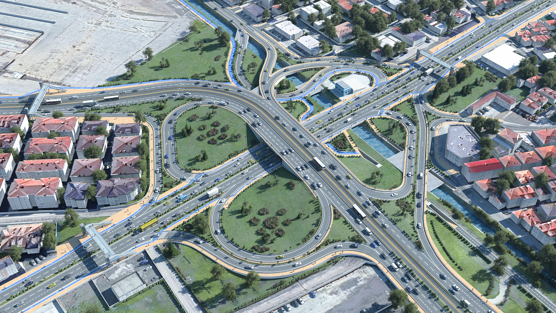 Yazlık Katlı Kavşağı’nda çalışmalar başladı