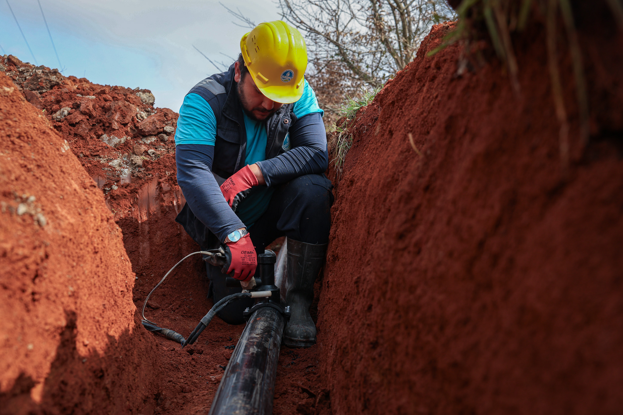 Karasu Kuyumcullu’nun içme suyu geleceği 8 kilometrelik hatla güvence altına alındı