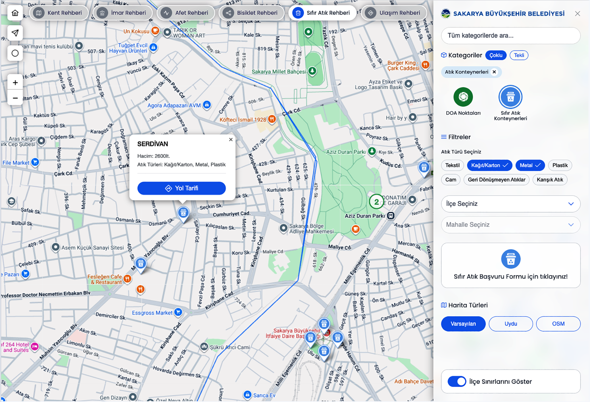 Büyükşehir’den yeni dijital hizmet: Sıfır Atık Rehberi kullanıma açıldı