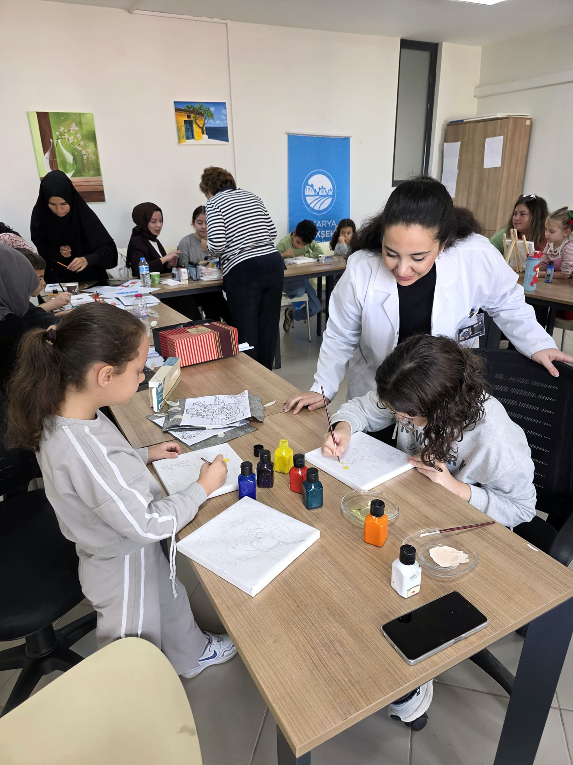 SAMEK’lerde ilk kez: Ara tatil anne-çocuk atölyeleriyle renklendi