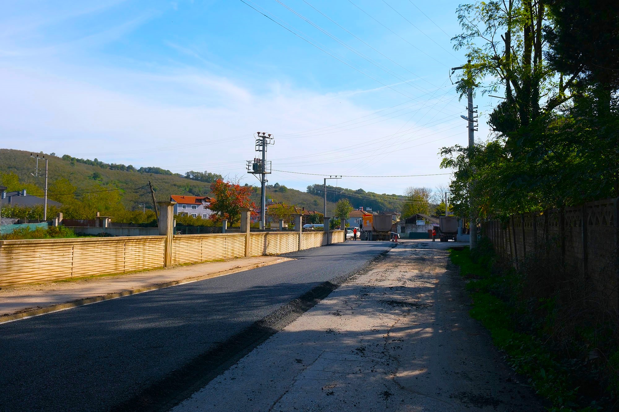 Hendek’te Soğuksu’dan sonra şimdi Hacıkışla: Büyükşehir şehrin yollarını ilmek ilmek işliyor
