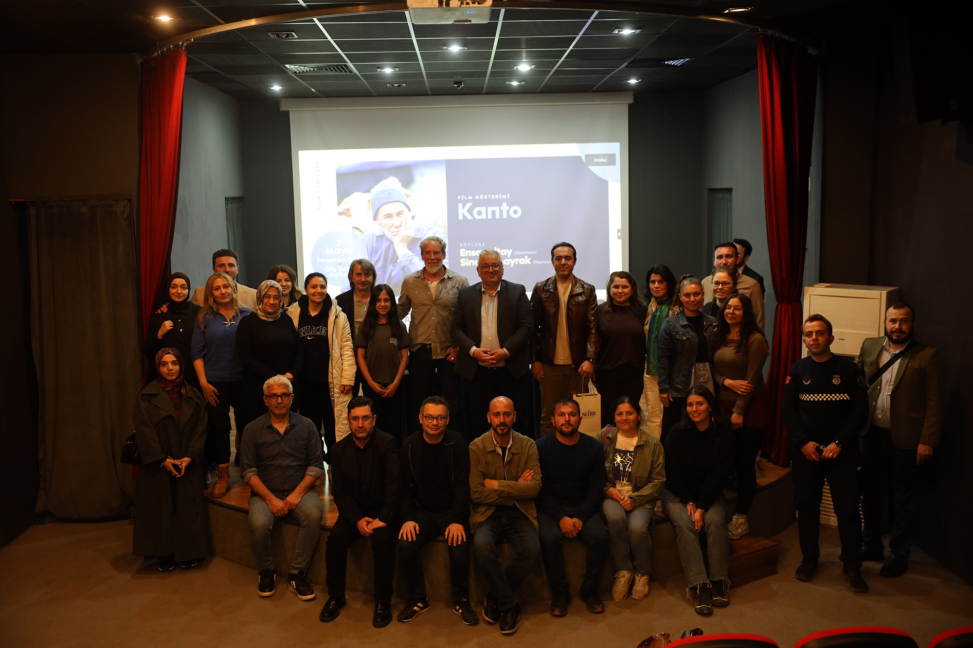 OSM’de “Kanto” beyaz perdeye yansıdı: Ensar Altay ve Sinan Albayrak sinemaseverlerle buluştu