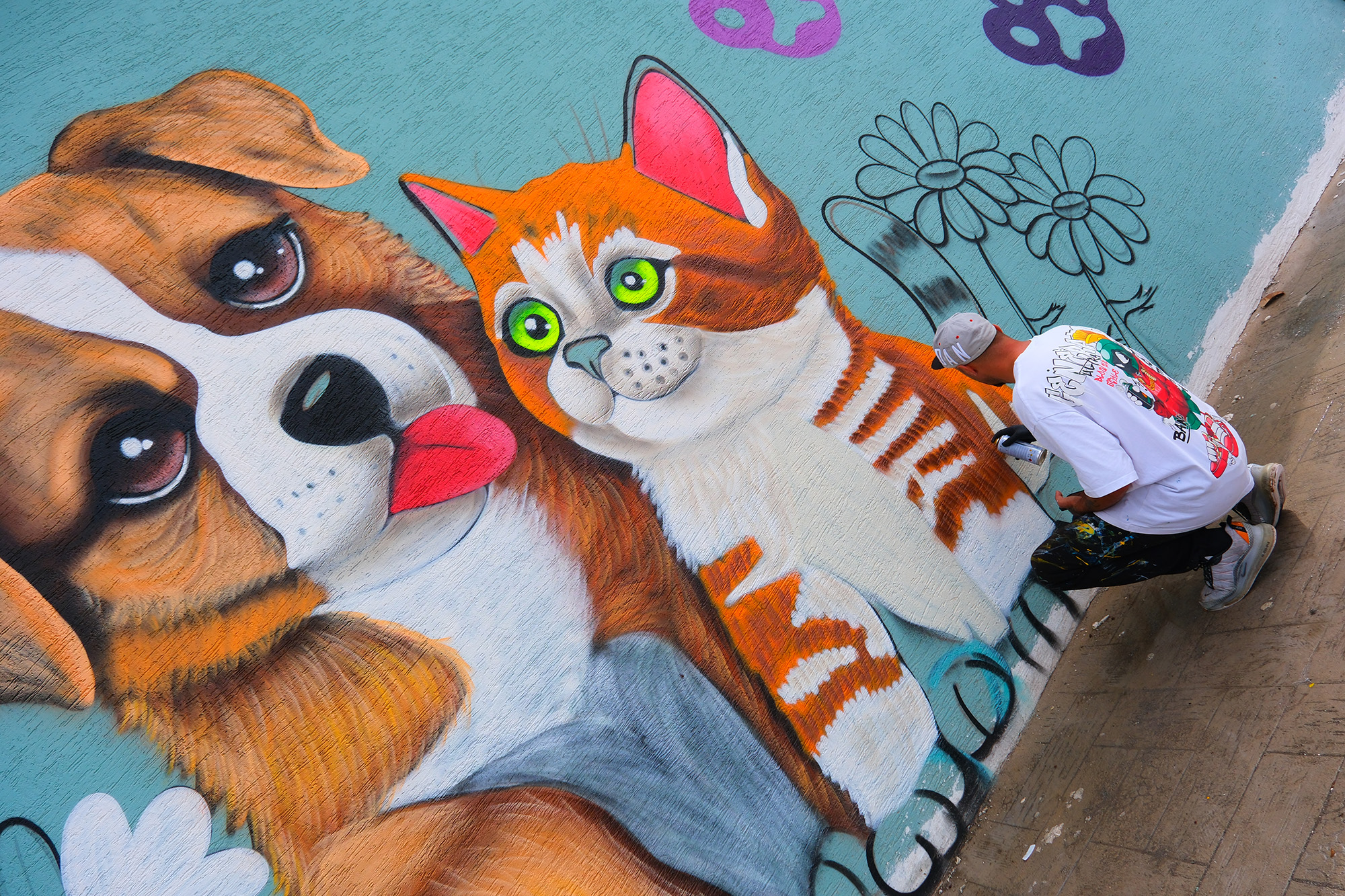 Doğal Yaşam Kampüsü’ne anlam katan grafiti sanatı