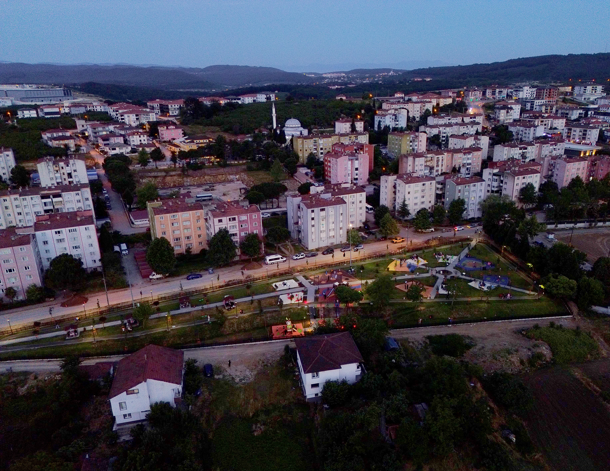 Çocuk ve ailelerin yeni buluşma noktası Ferizli’ye çok yakıştı
