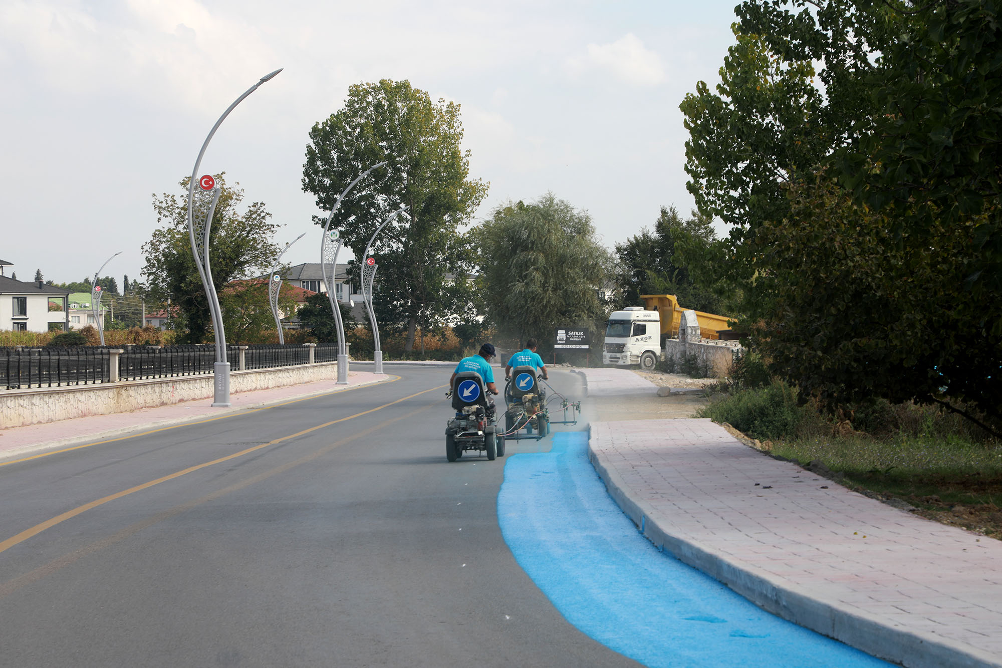 Karacasu’ya modern dokunuş: 2 kilometrelik bisiklet yolu kazandırılıyor
