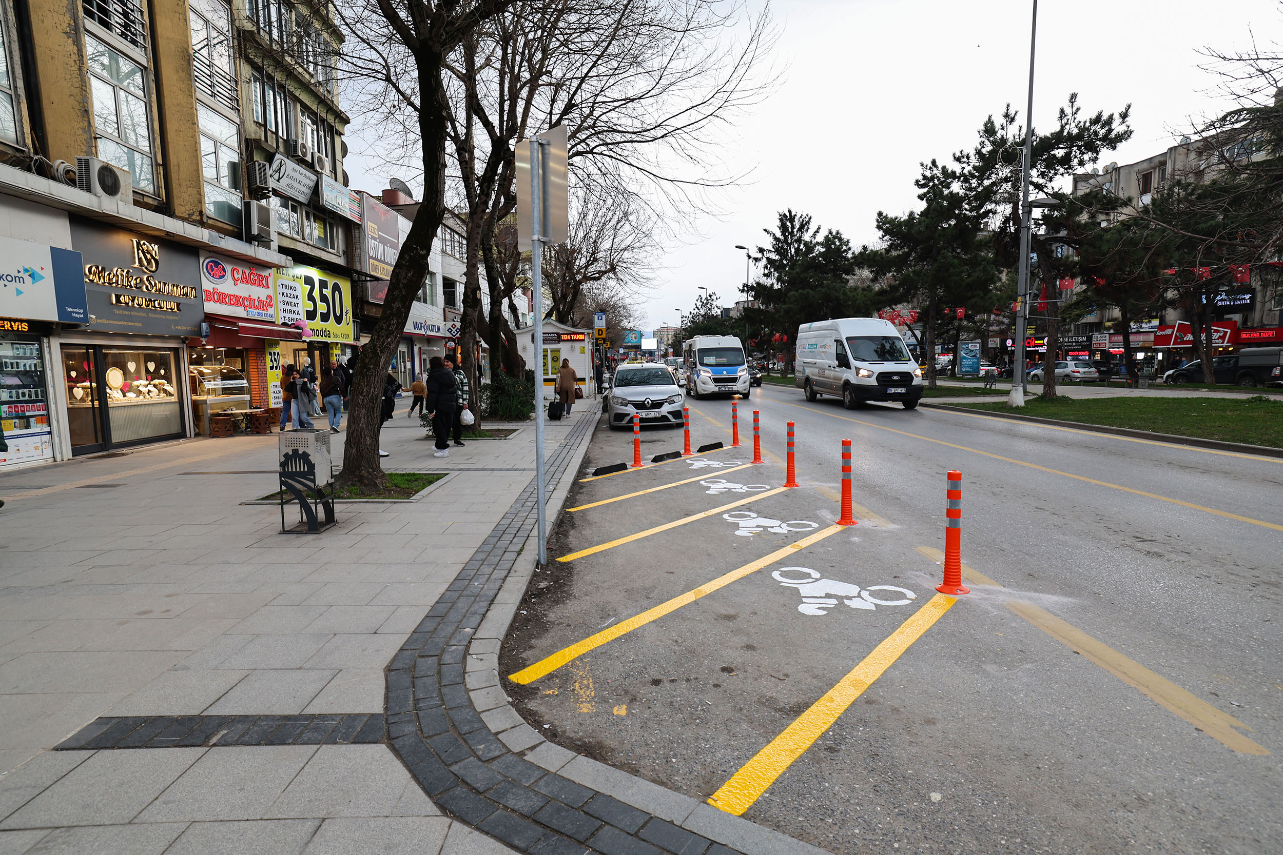 Büyükşehir’den şehir merkezinde motosikletler için düzenli park alanları