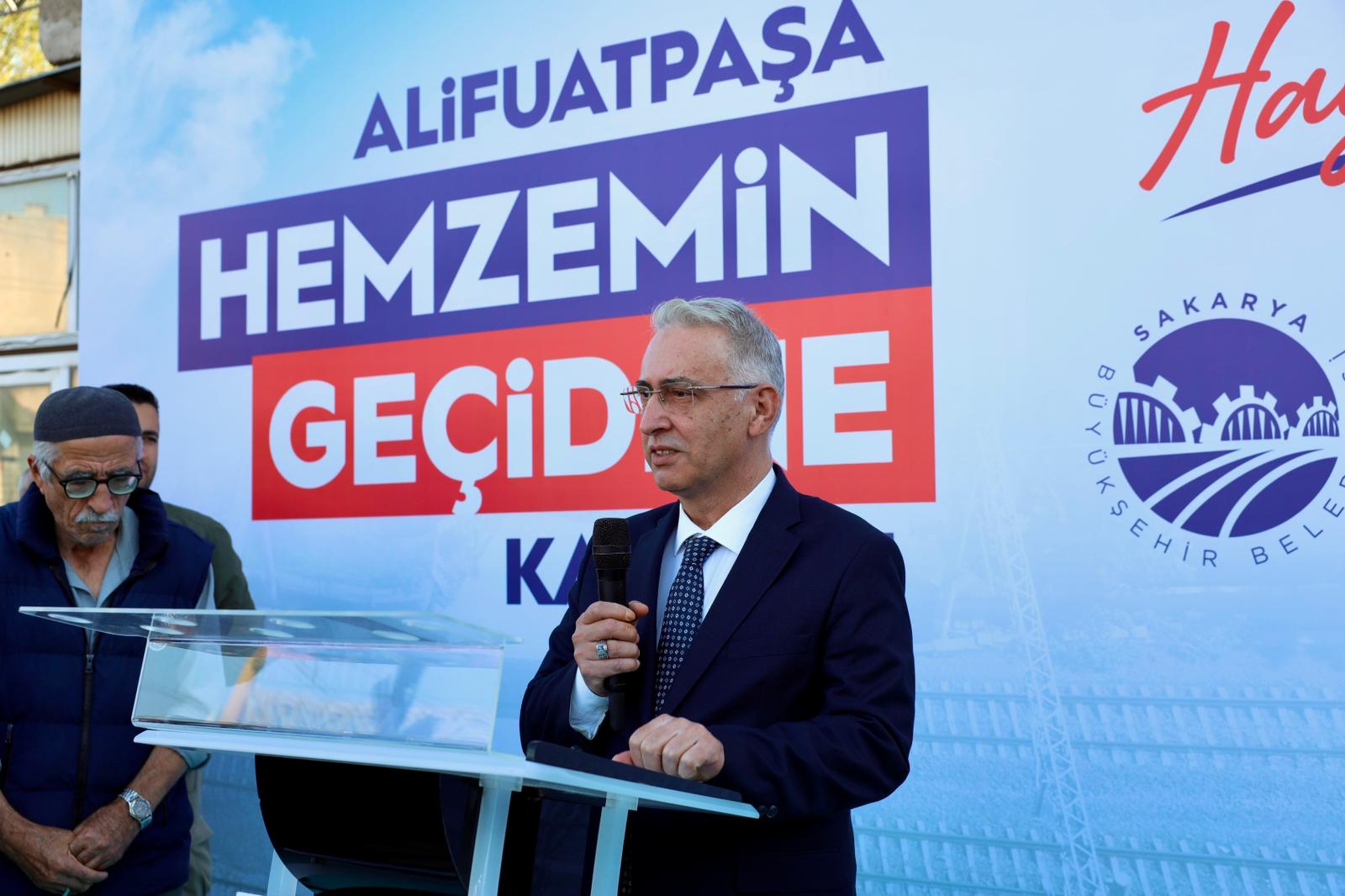 11 yıllık hasret sona erdi: Alifuatpaşa Hemzemin Geçidi açıldı