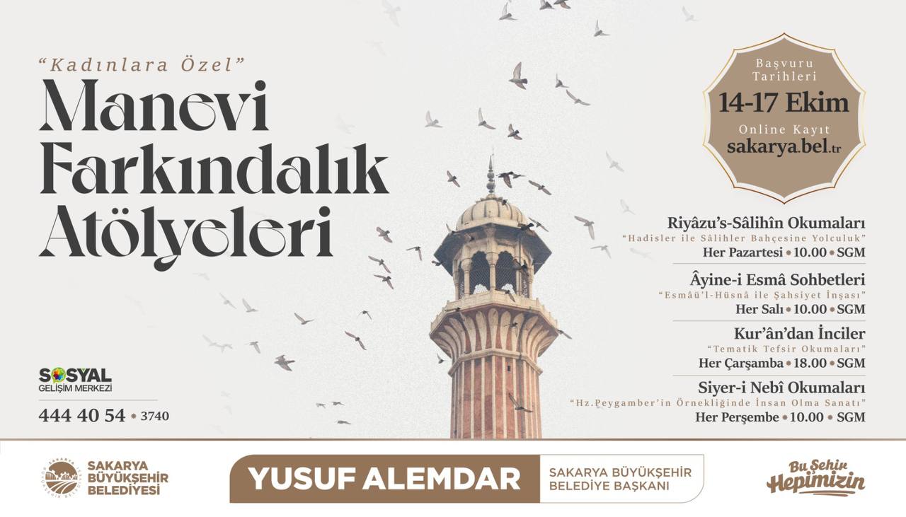 SGM’de manevi farkındalık atölyeleri başlıyor