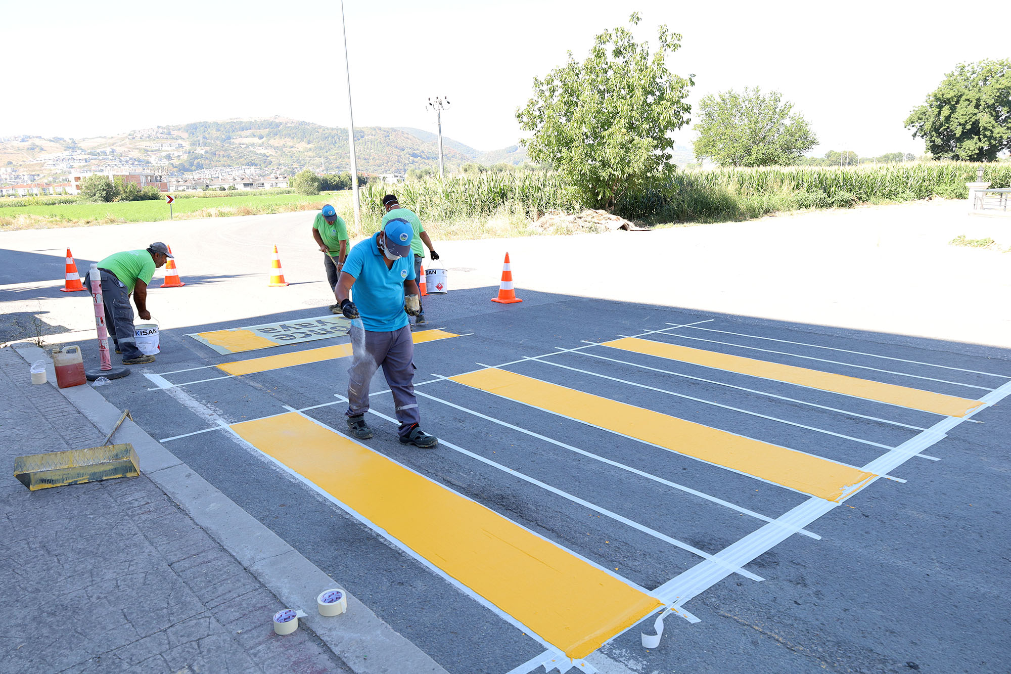 Sakarya’nın geleceği olan çocukların okula güvenle ulaşması için çalışıyorlar