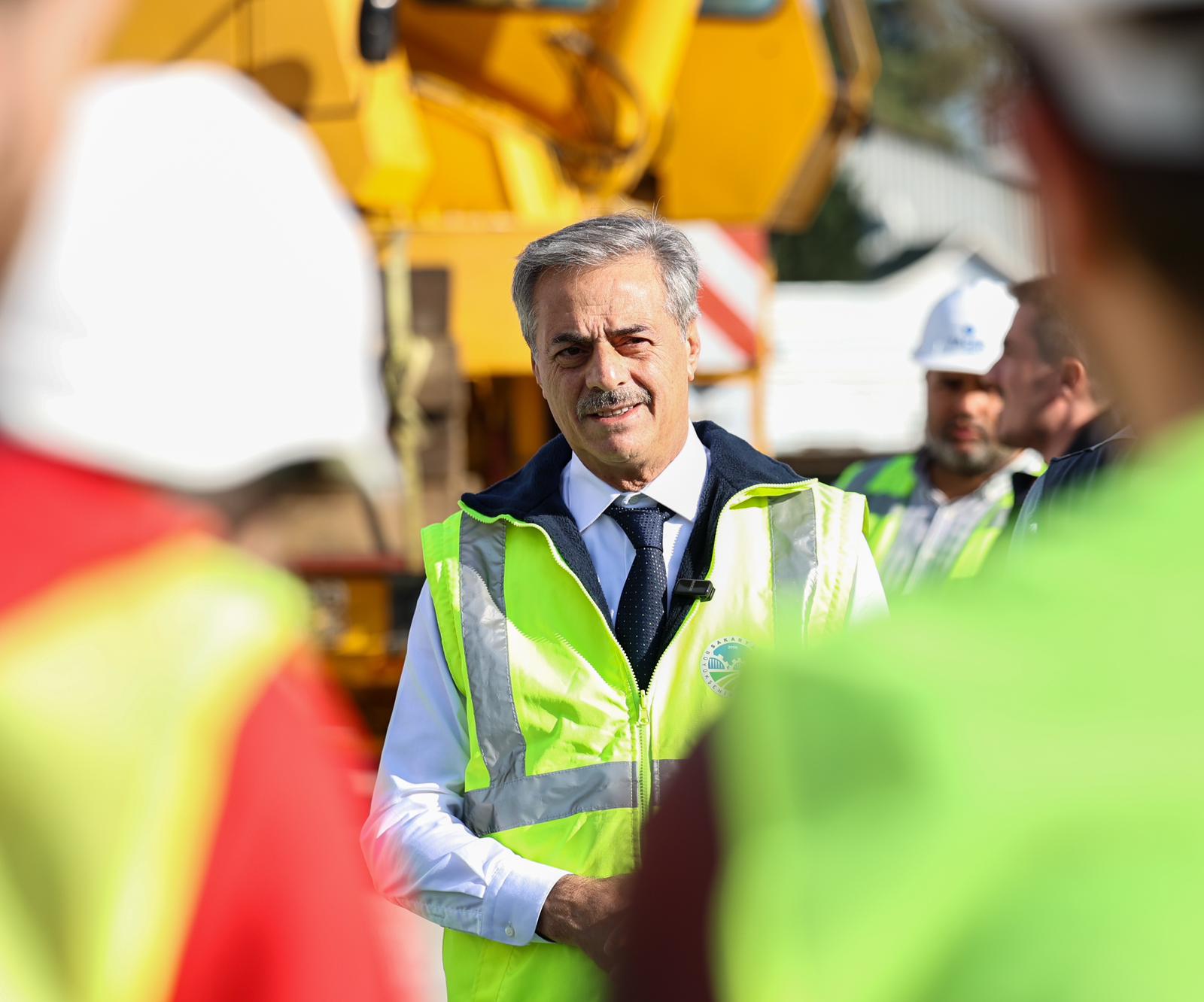 Bilim Merkezi’nde ilk görüntü ortaya çıktı: Yusuf Alemdar geleceğin inşaat mühendisleriyle şantiyede son durumu açıkladı