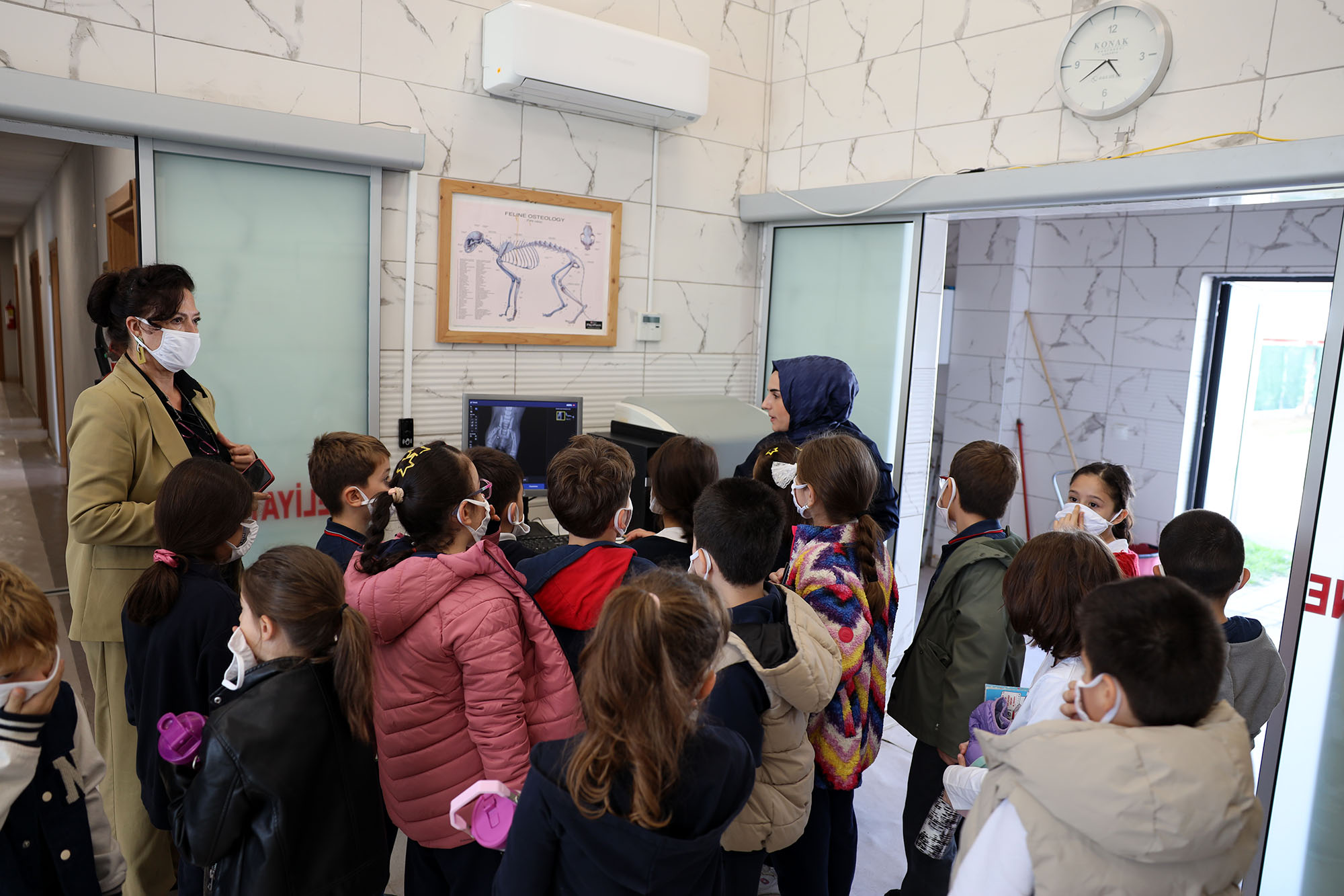 Sevgi dolu buluşma: Can dostların yeni dünyasına hayran kaldılar