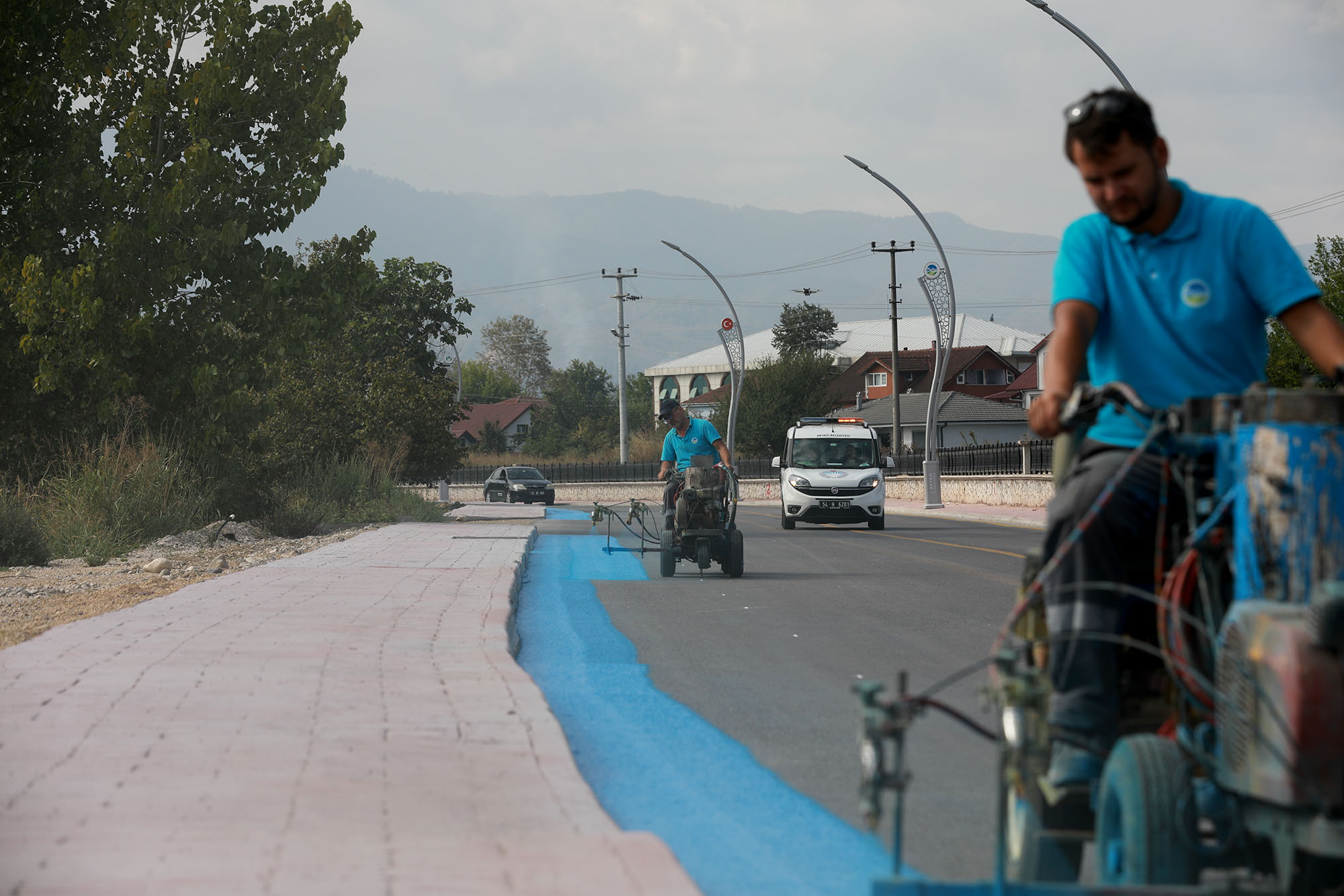 Karacasu’ya modern dokunuş: 2 kilometrelik bisiklet yolu kazandırılıyor