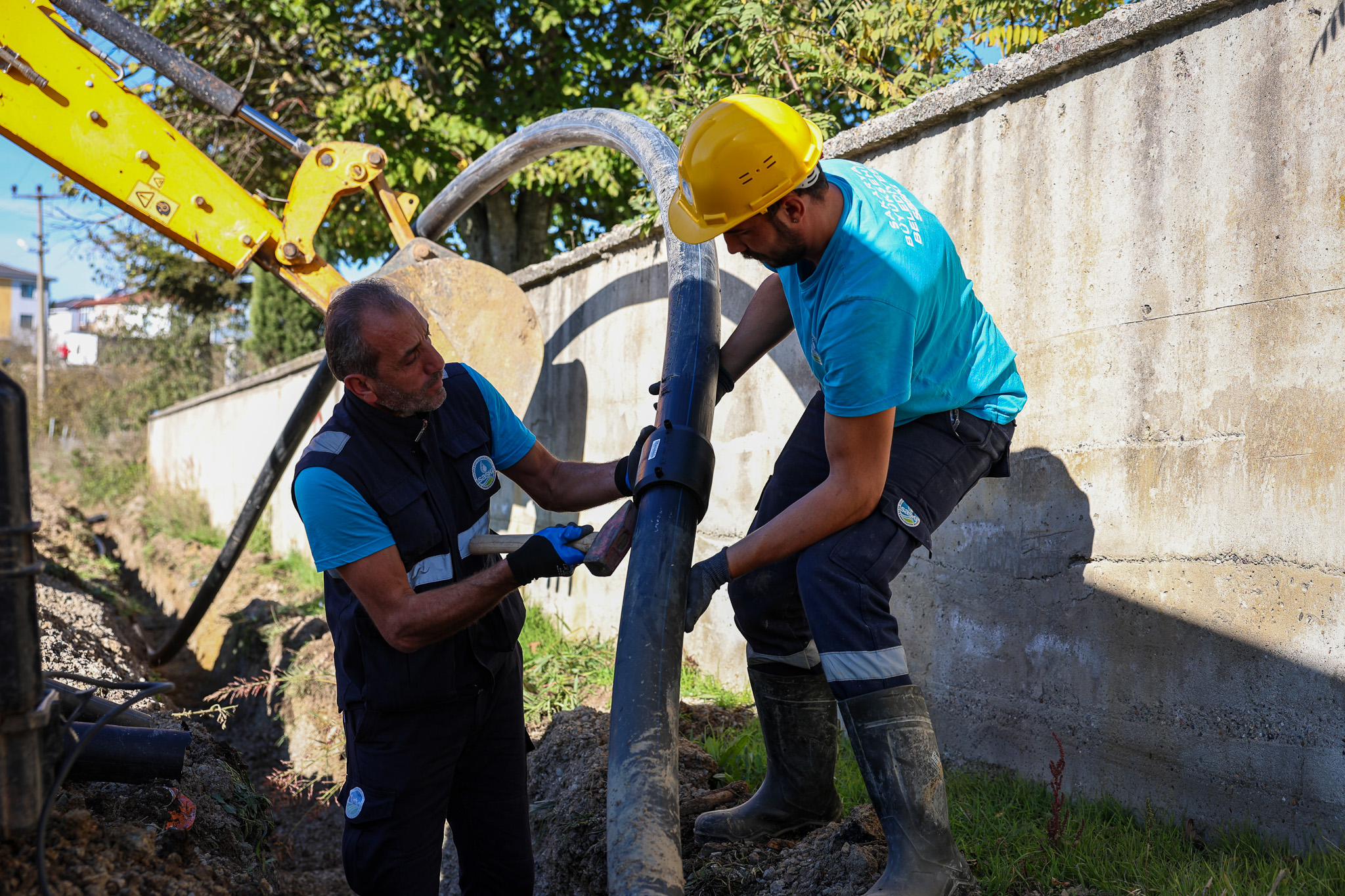 Ferizli Yeni Mahalle’nin 5 kilometrelik içme suyu hattı yenilendi