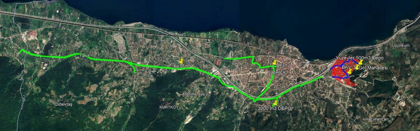 1 Milyar liralık dev yatırım Sapanca’nın altyapısına güven sağlayacak