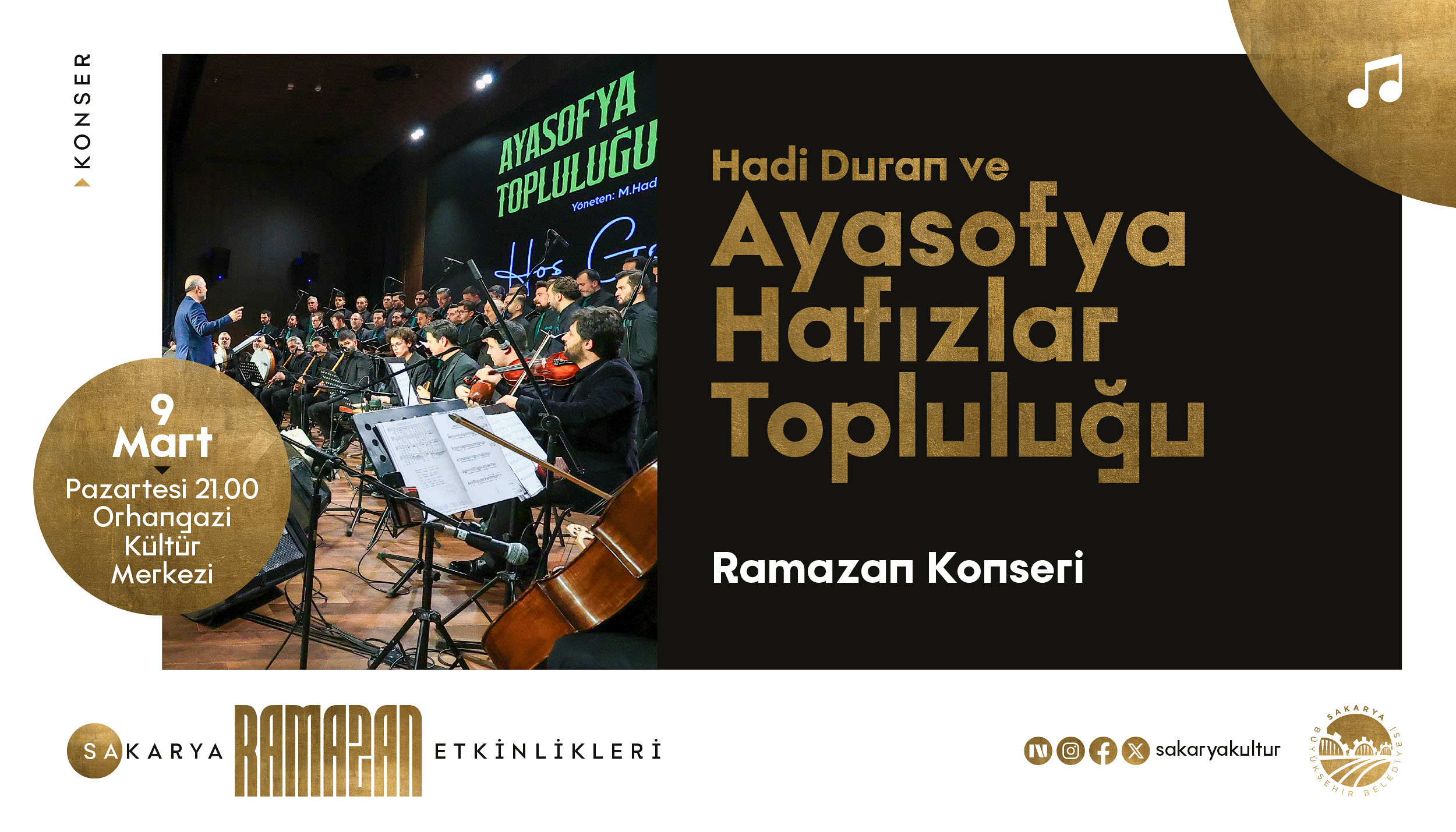 Büyükşehir’in Ramazan kültür sanat takvimi belli oldu