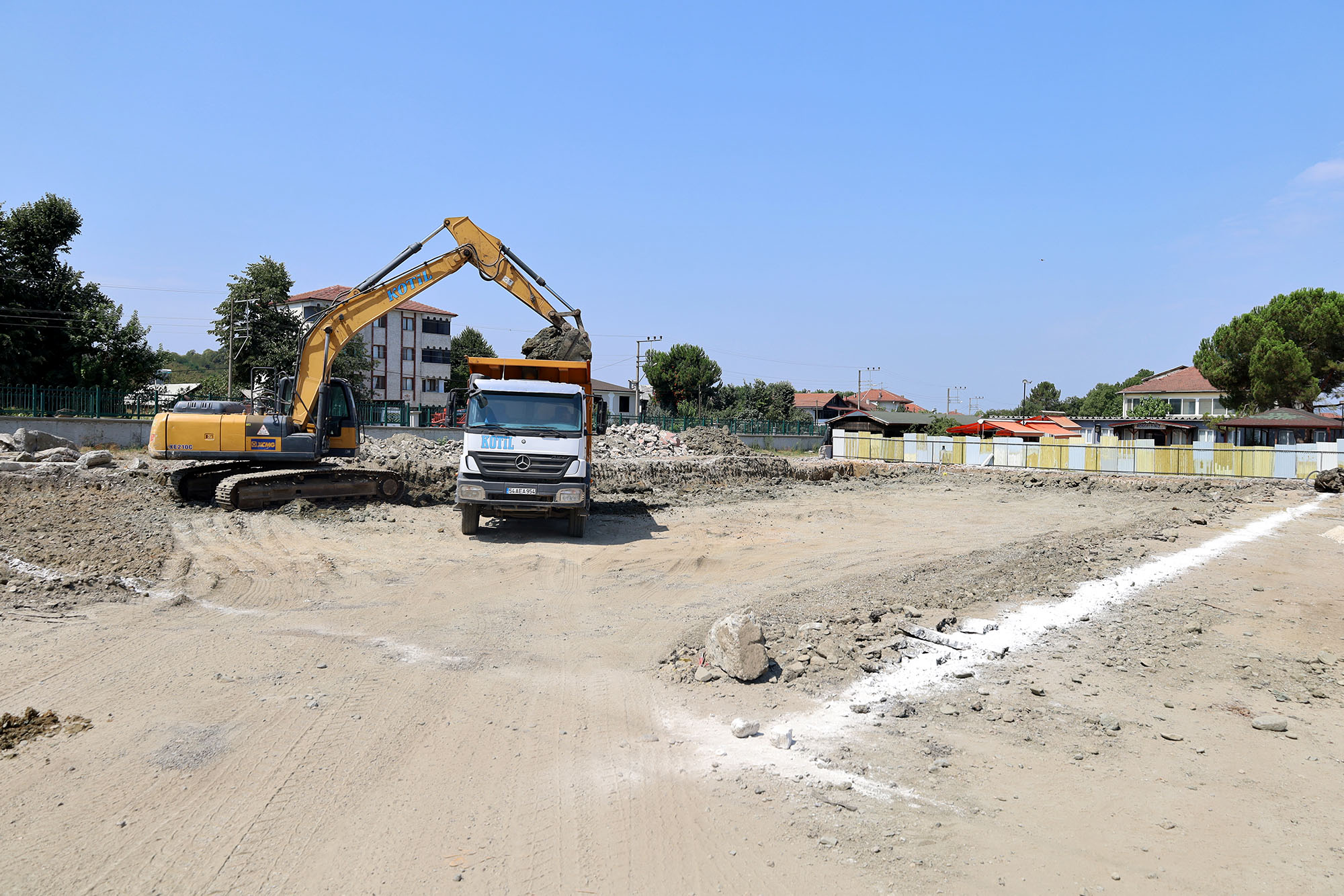 Yusuf Alemdar söz vermişti, Çaybaşıyeniköy’de çalışmalar başladı: Gençler spor tesisine kavuşacak