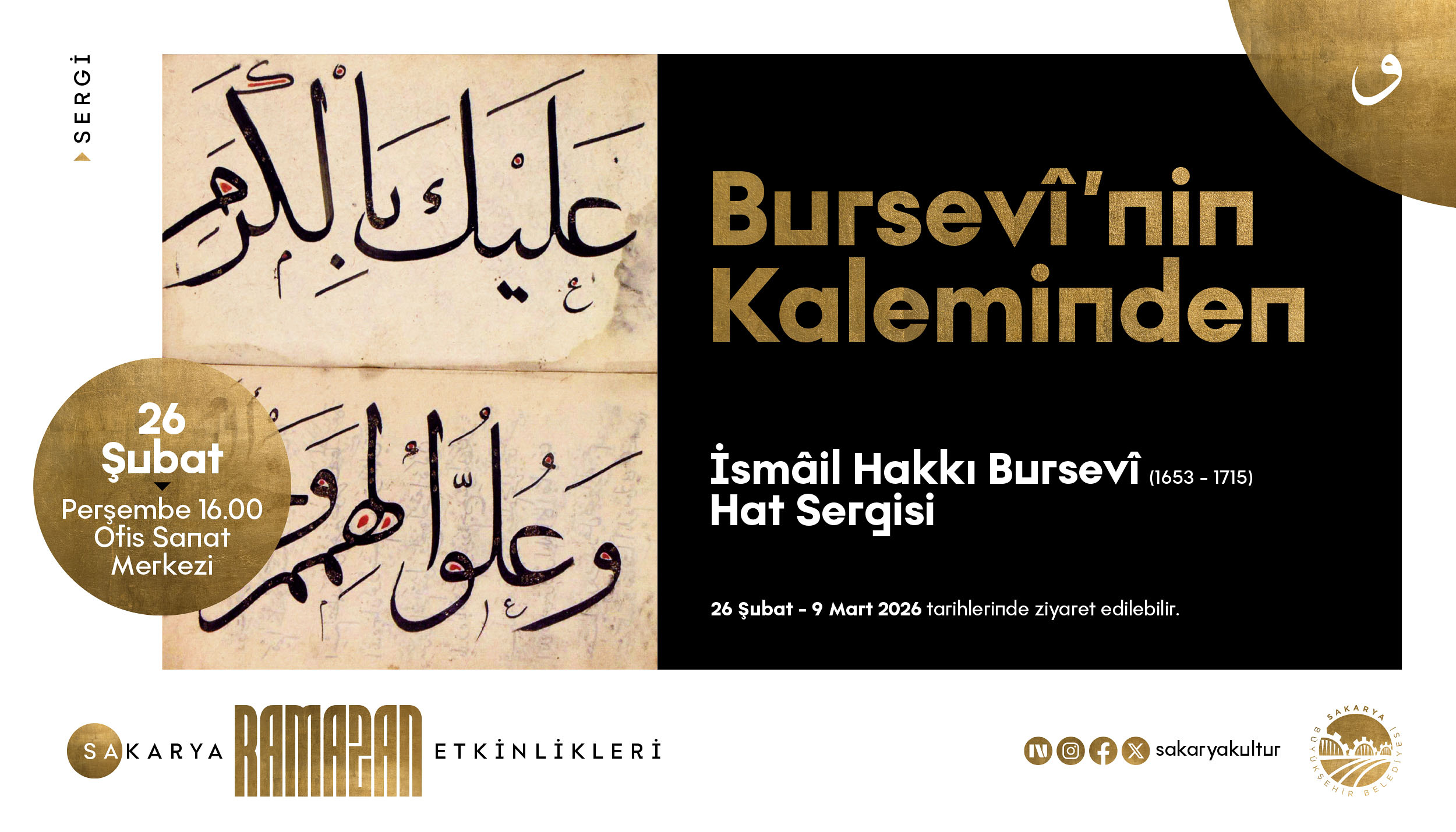 Büyükşehir’in Ramazan kültür sanat takvimi belli oldu