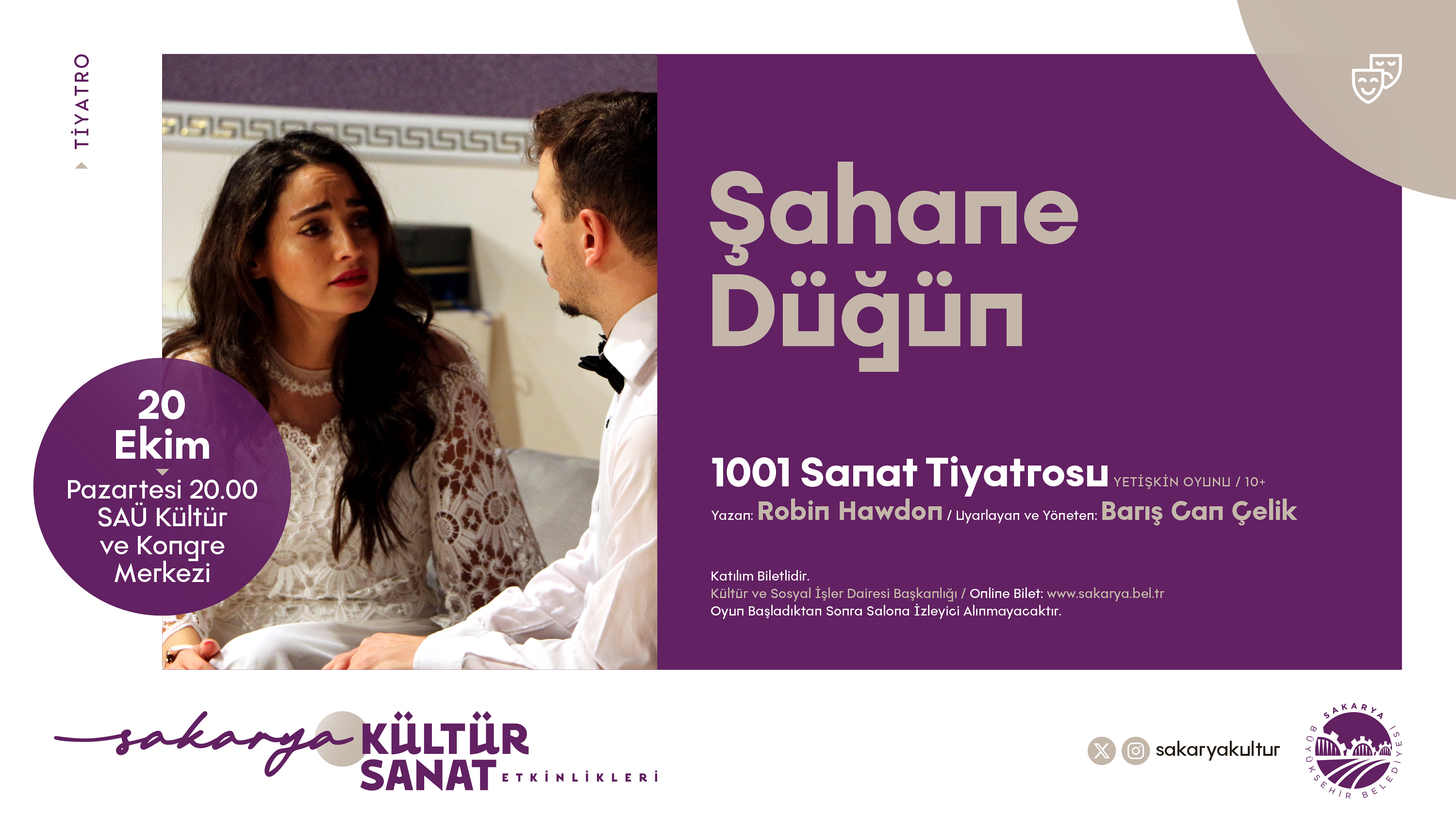 Büyükşehir Ekim kültür sanat etkinlikleri başlıyor