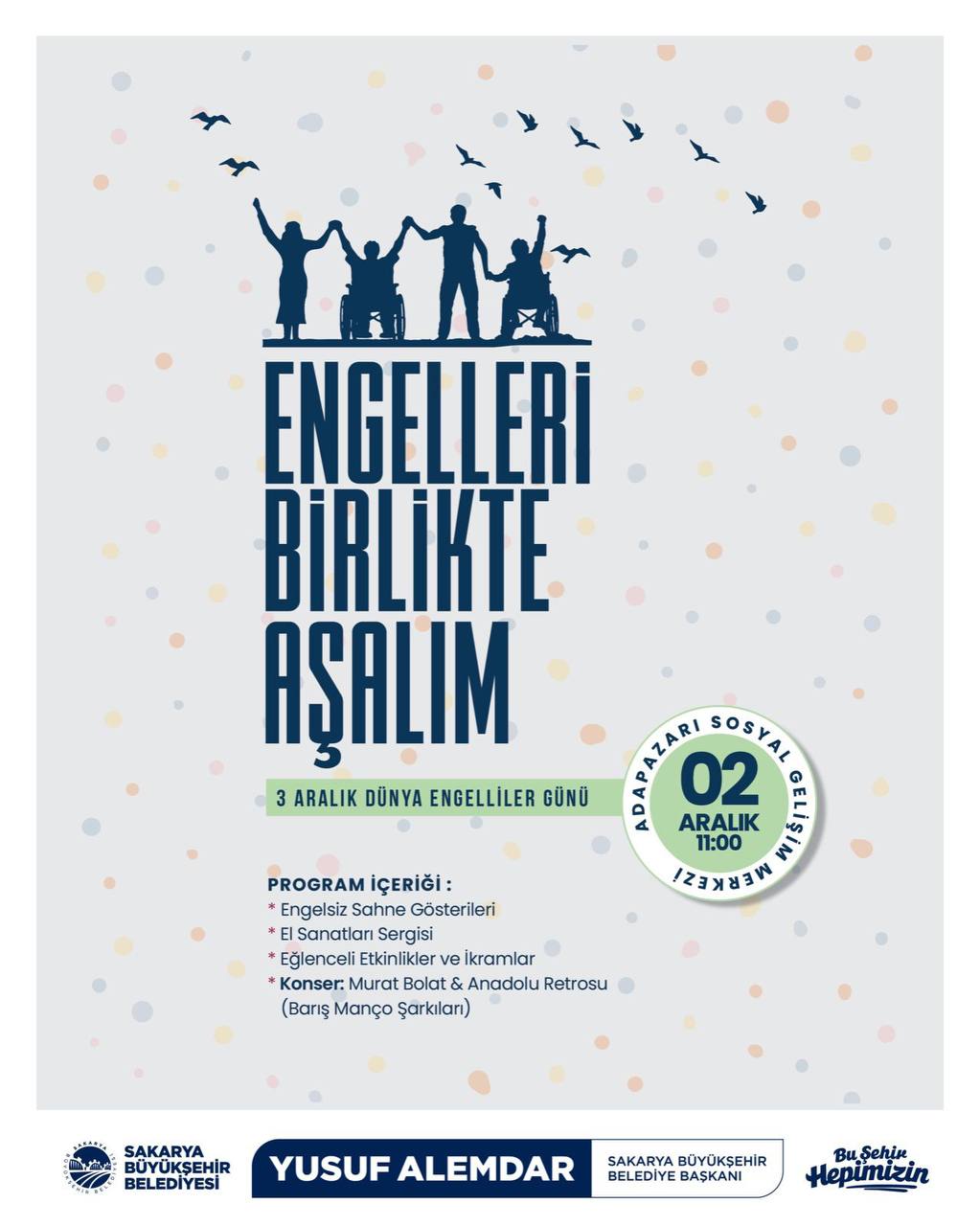 Dünya Engelliler Günü SGM’de özel programla kutlanacak