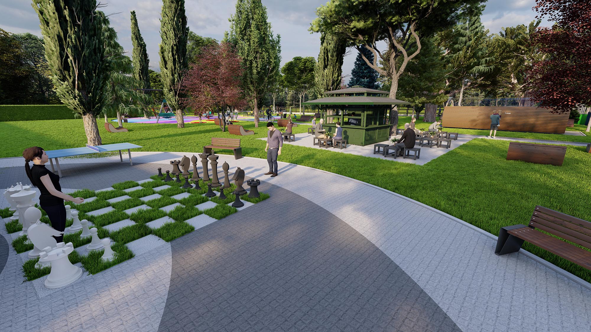 Kaynarca yeni buluşma noktasına kavuşuyor: Satranç alanı, ayak tenisi, tırmanma alanı, kaykay pisti…