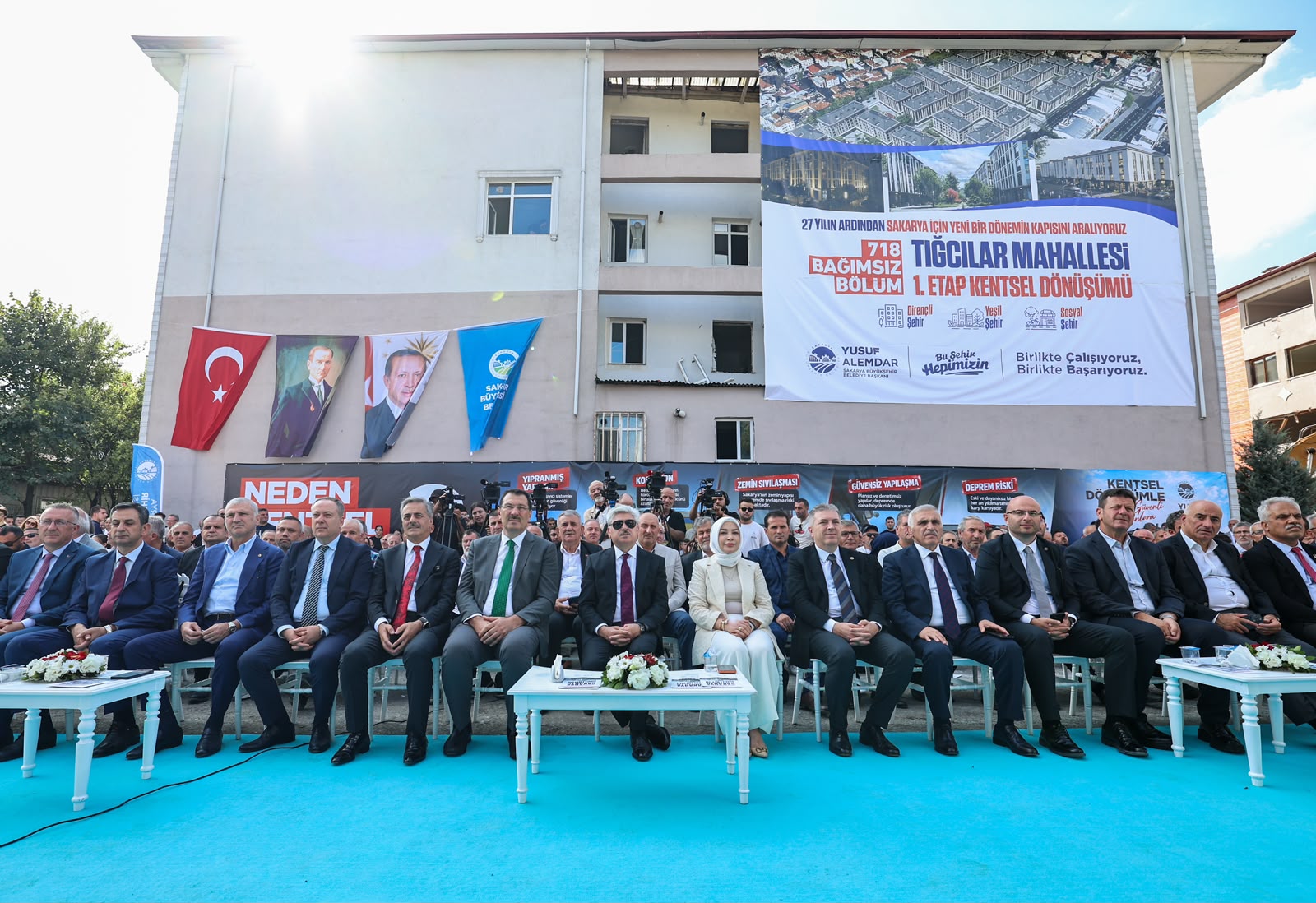 Sakarya’da mahalle bazlı ilk dönüşüm: Tığcılar 1. Etap'ta 718 bağımsız bölümün kentsel dönüşümü başladı