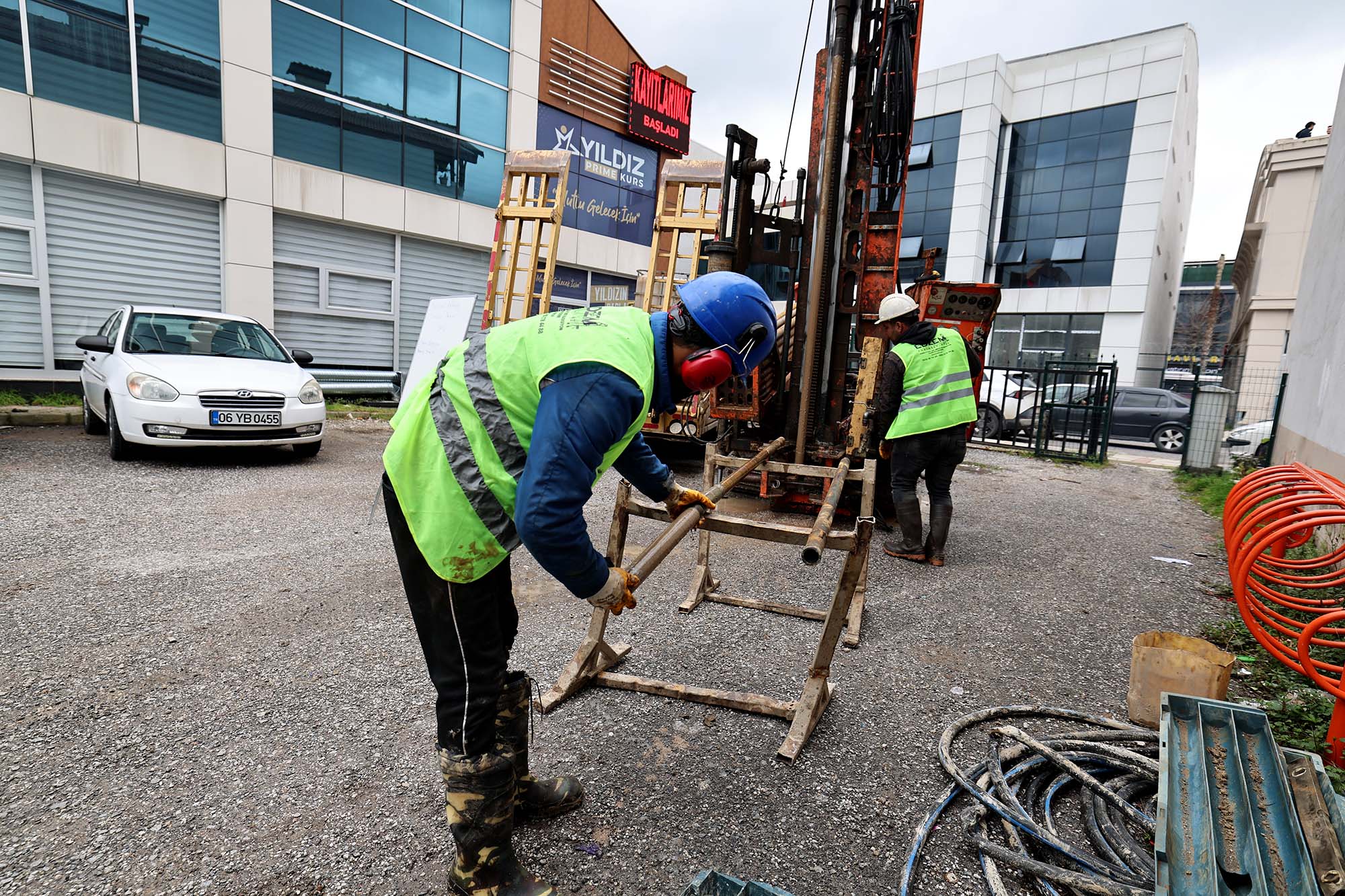 Tığcılar’da kentsel dönüşüm sondaj çalışmalarıyla başladı
