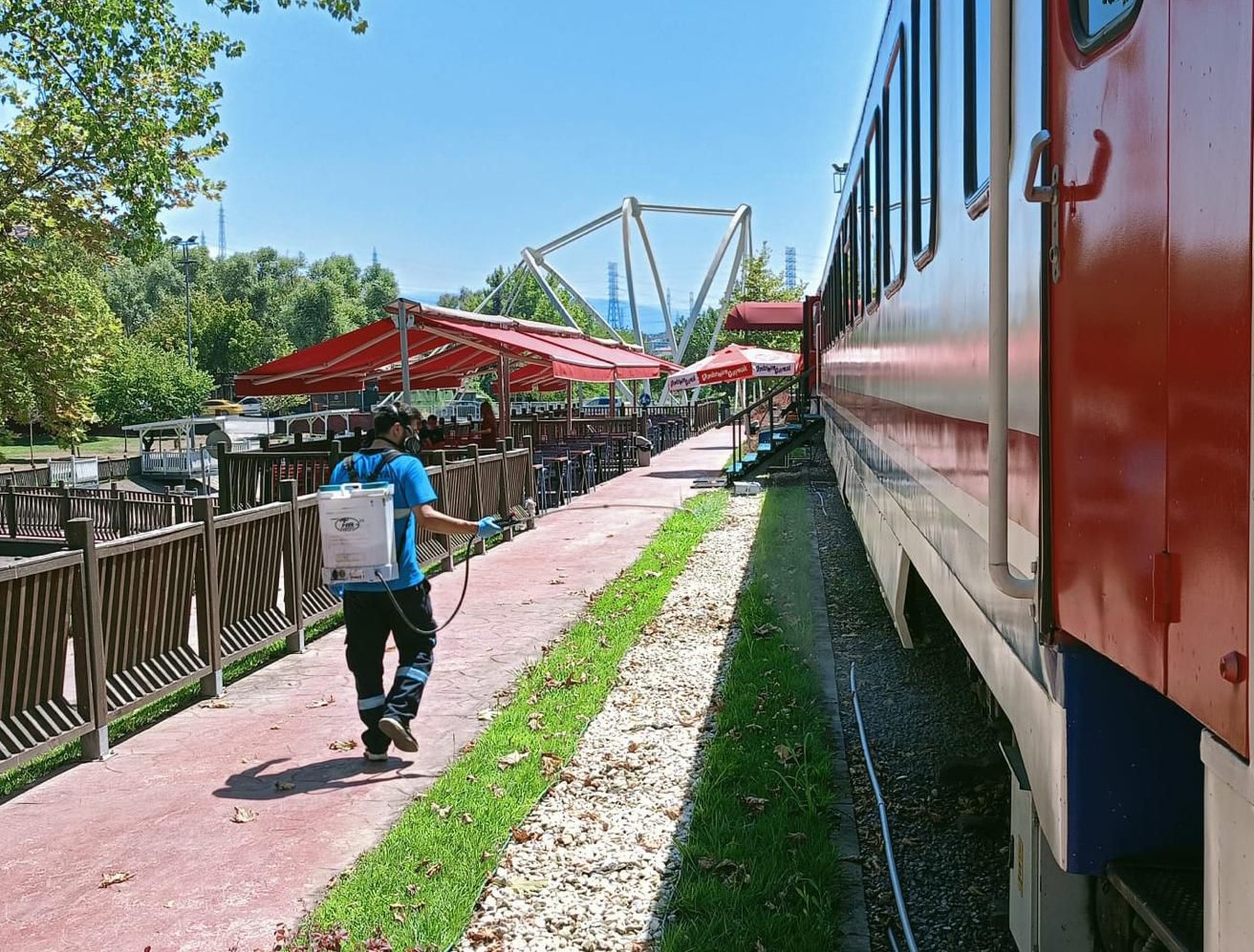 Terminal GES hizmet binalarına elektrik üretiyor