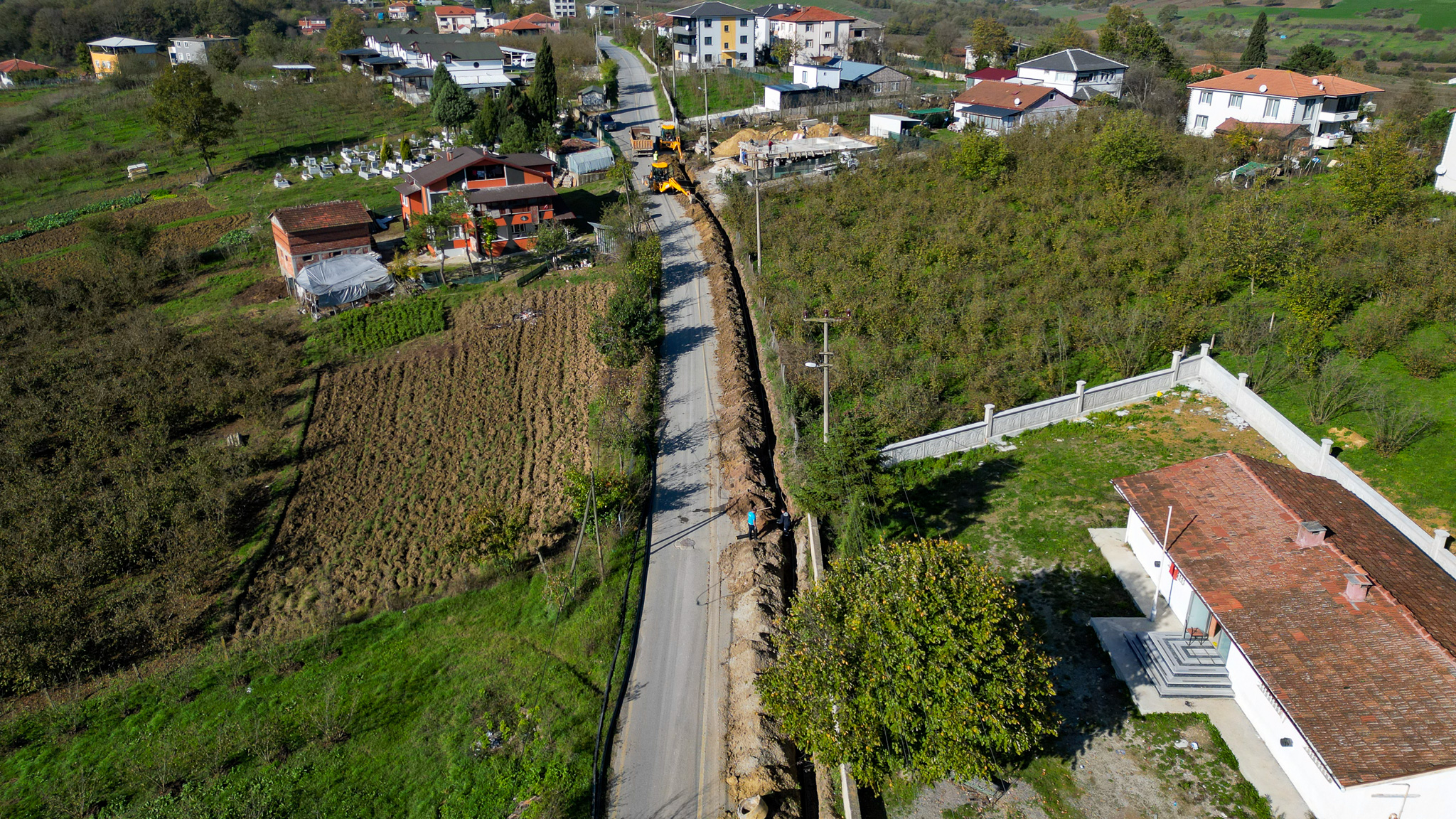 Ferizli Yeni Mahalle’nin 5 kilometrelik içme suyu hattı yenilendi