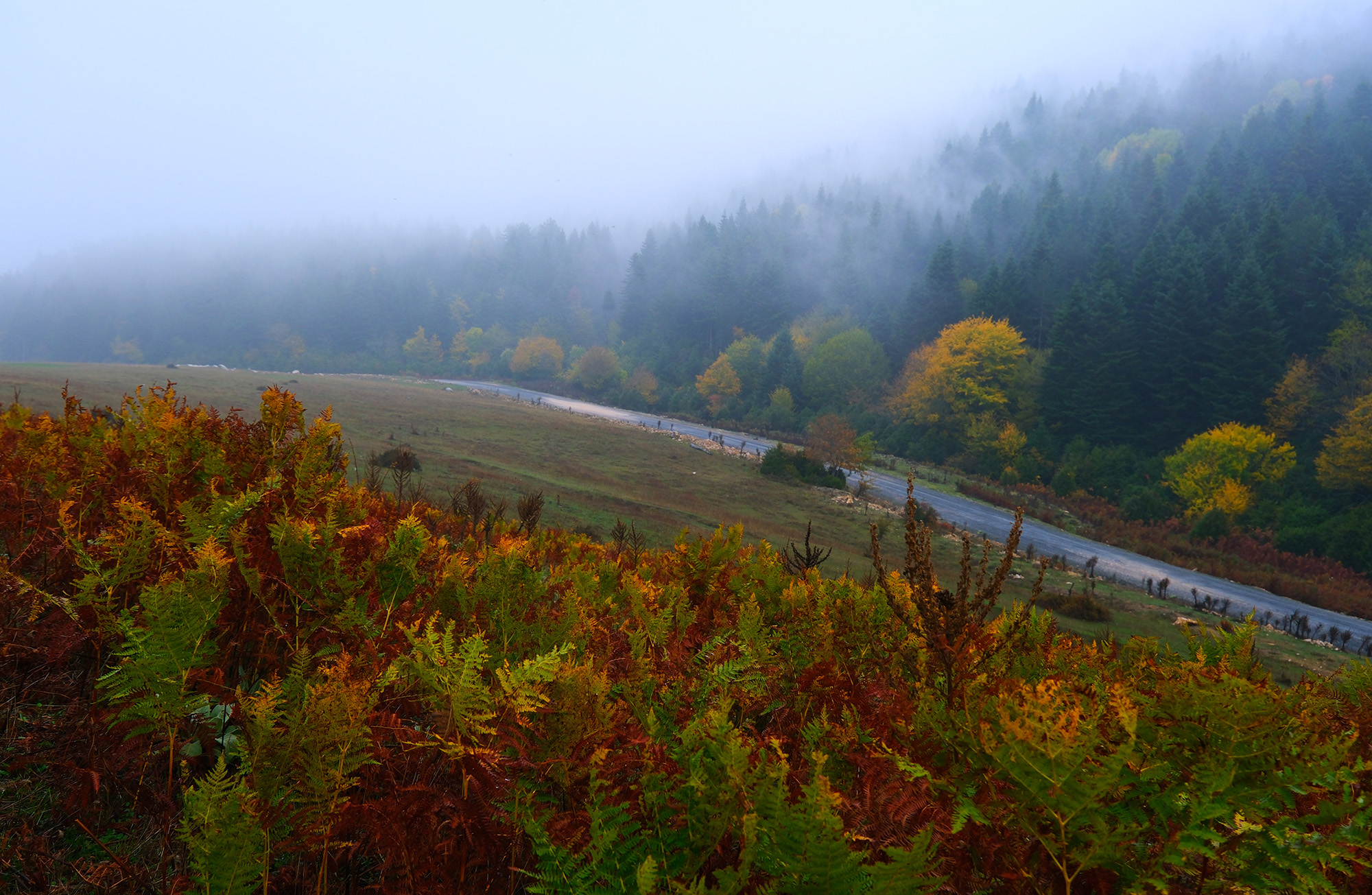 Sisler içindeki Kılıçkaya’da büyüleyici gün 