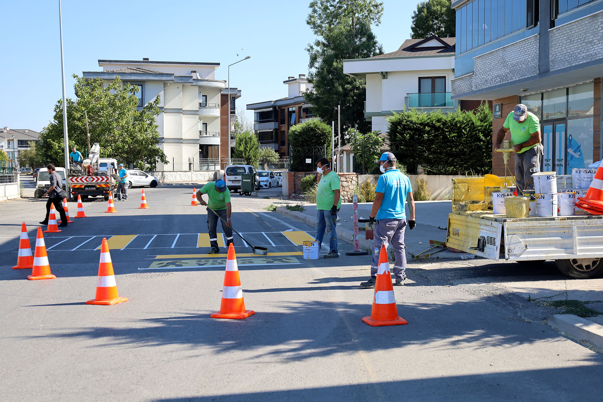Sakarya’nın geleceği olan çocukların okula güvenle ulaşması için çalışıyorlar