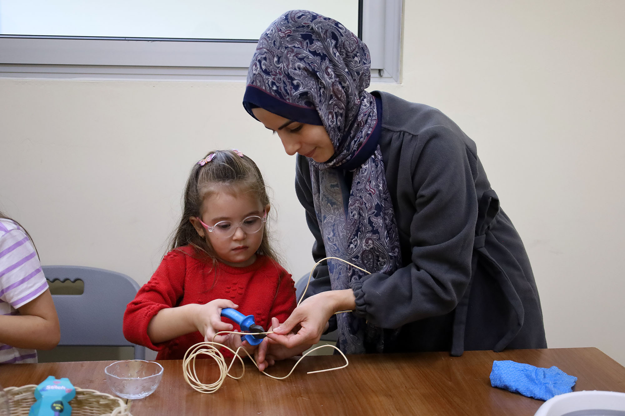 Ara tatilin en renkli programı: Anne ve çocuklar SAMEK’te birlikte üretti