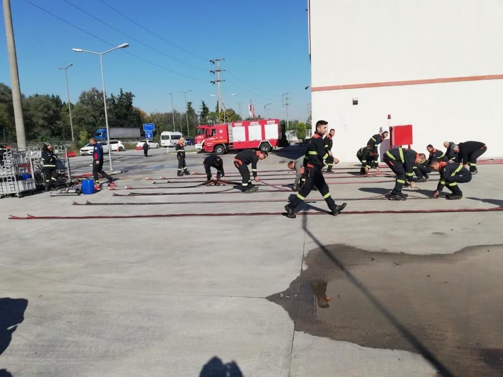 Büyükşehir itfaiyesinden yangın eğitimi