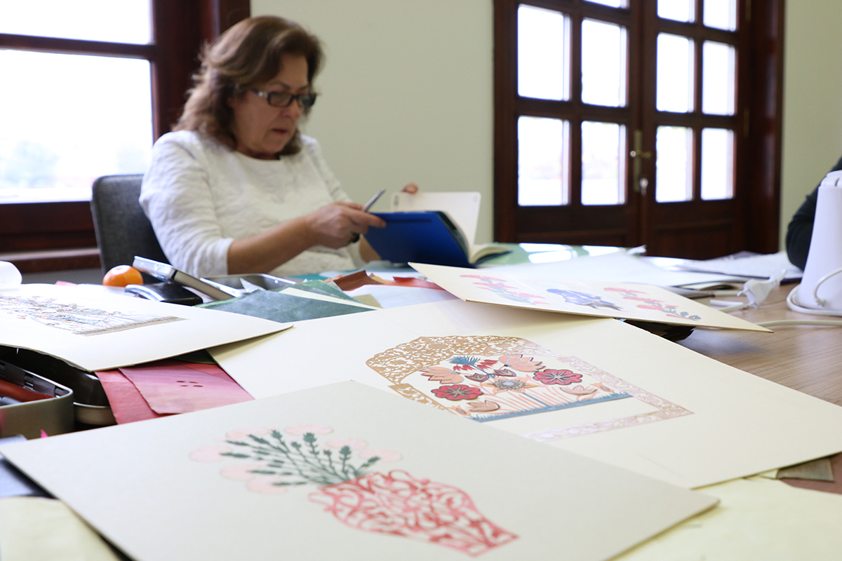 Kat’ı Geleneksel Sanatlar’da sabırla işleniyor