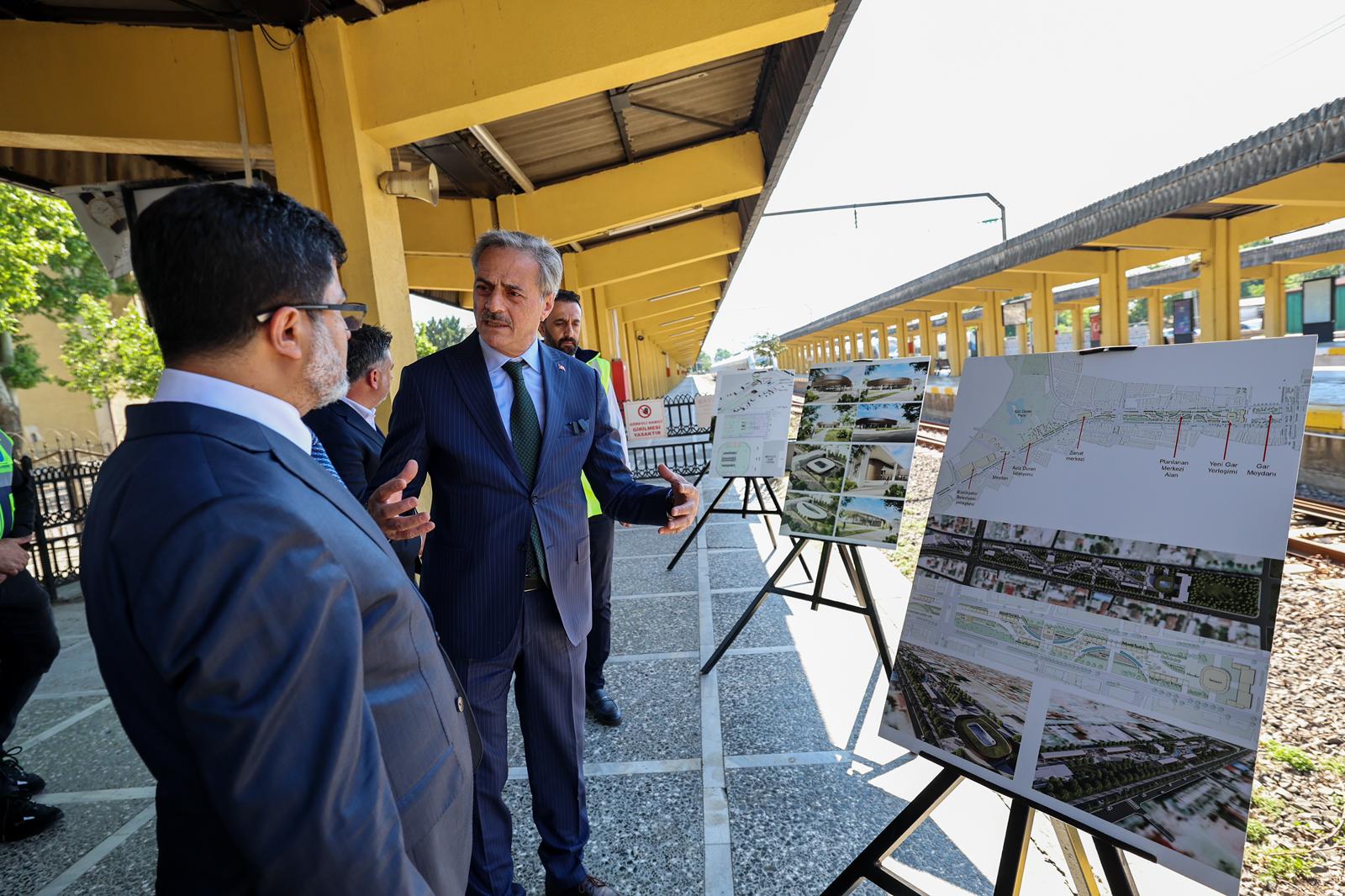 Yusuf Alemdar yeraltına alınacak tren raylarının yerine yapılacak projeyi ilk kez açıkladı: “Sakarya için tarihi bir yatırım daha başladı”
