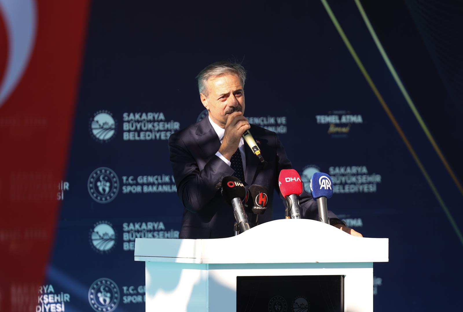 Sakarya’da gençlik ve spor yatırımlarında tarihi dönem: 