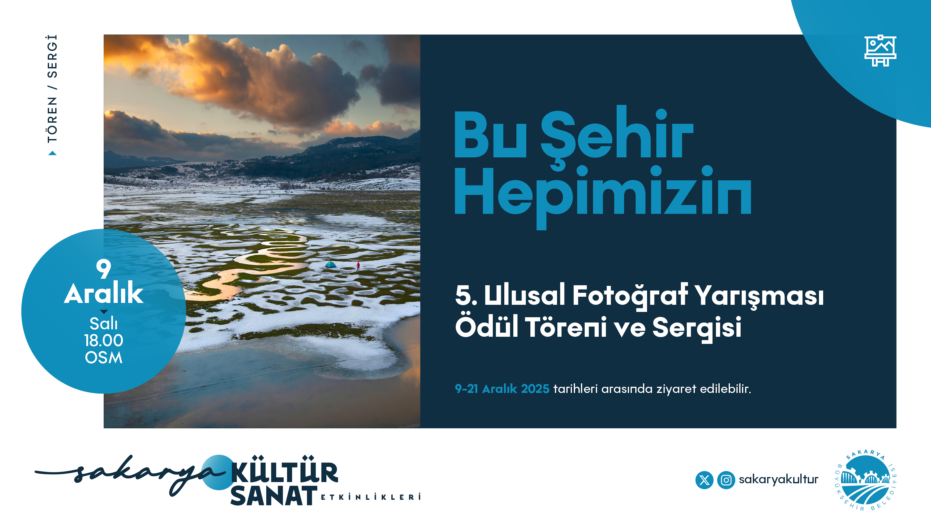 5. Ulusal Sakarya Fotoğraf Yarışması ödül töreni ve sergisi OSM’de açılıyor