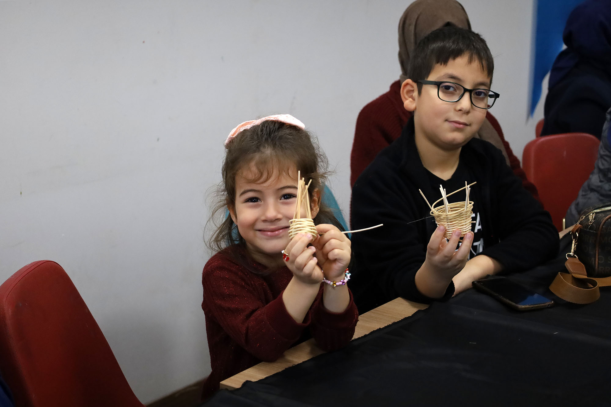 Ara tatilin en renkli programı: Anne ve çocuklar SAMEK’te birlikte üretti