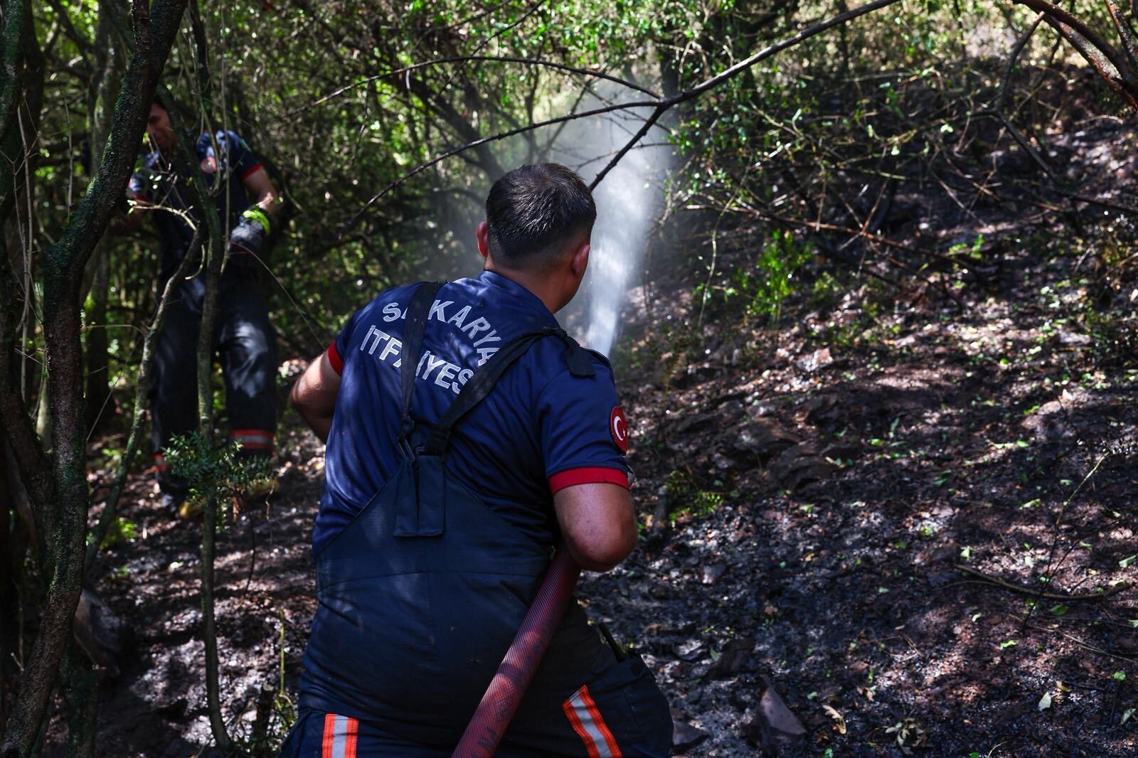 Sakarya’nın kahraman itfaiyecileri 10 ayda 11 bin 595 olaya müdahale etti