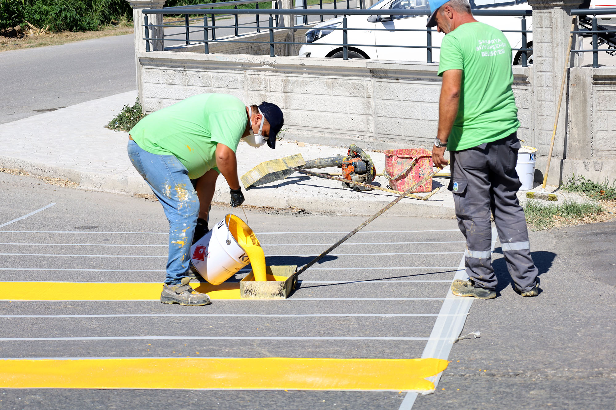 Sakarya’nın geleceği olan çocukların okula güvenle ulaşması için çalışıyorlar