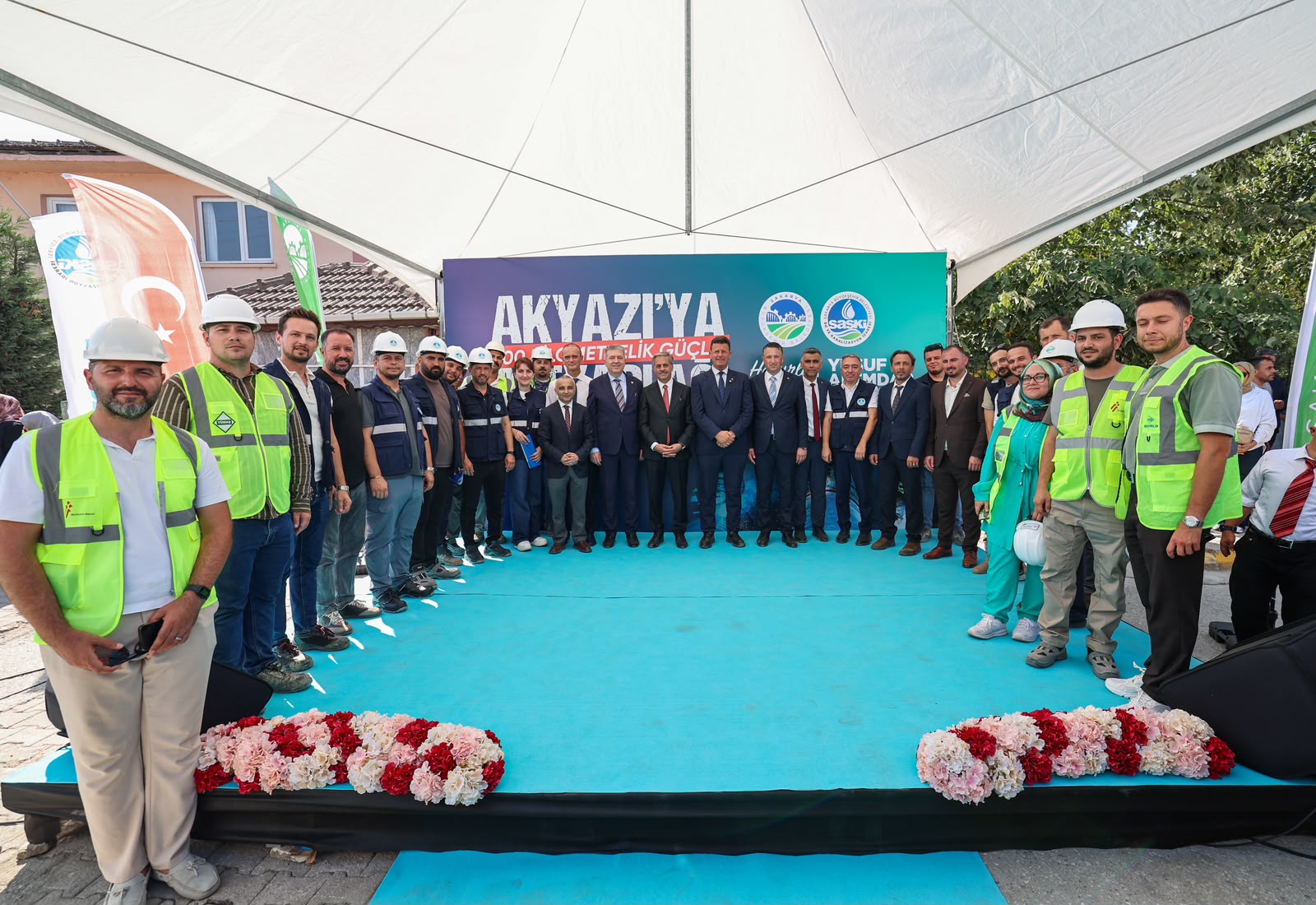 Akyazı’nın geleceğine 1 milyar TL’lik yatırım: “Tarihi bir günde ilçemizin su geleceğini güvence altına alıyoruz”