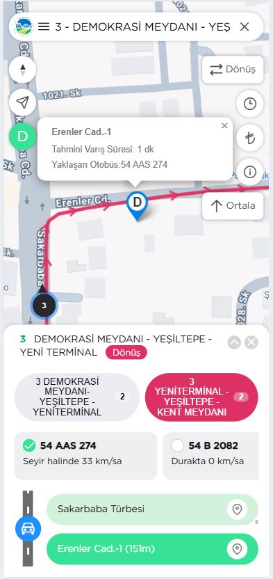 Büyükşehir’den dijital hamle: SAKUS ve canlı takip artık çok daha pratik