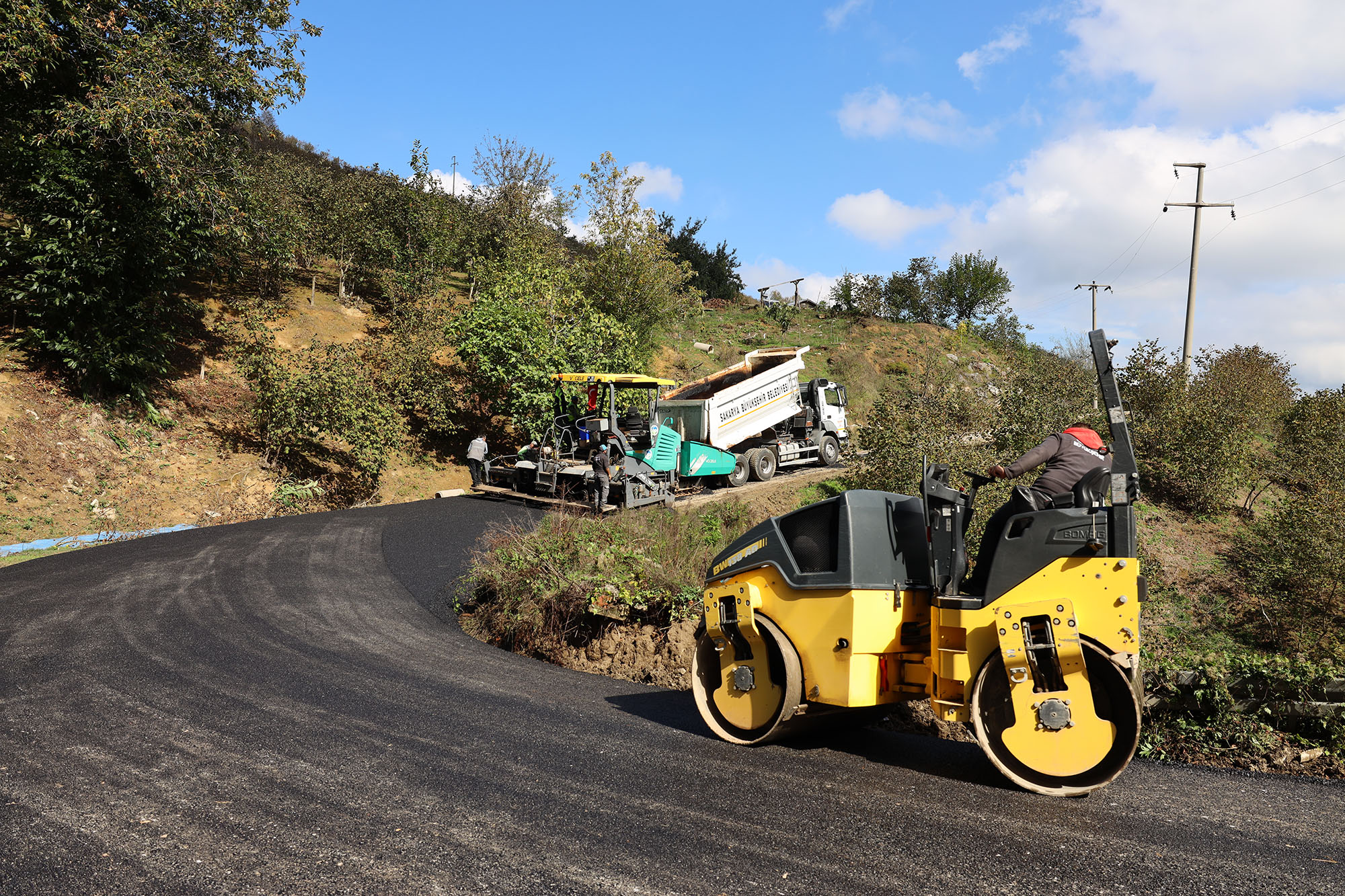 Kuzey kırsalının zirveleri tablo gibi işleniyor