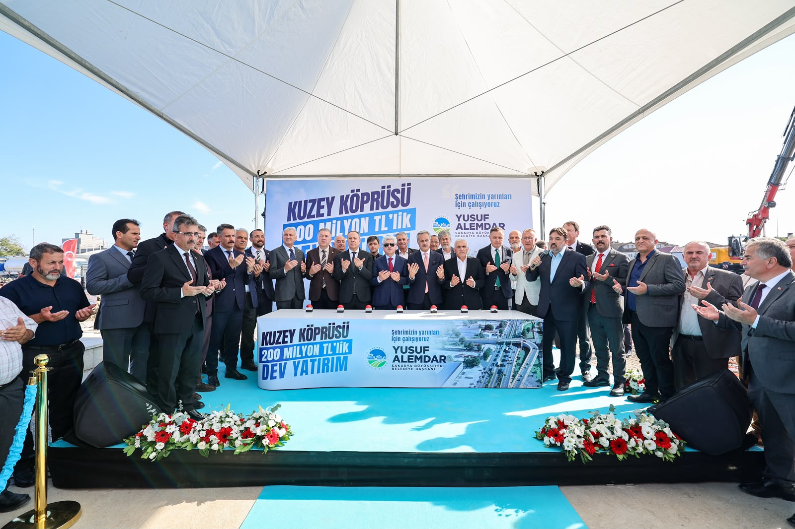 200 milyon liralık dev yatırım olan Kuzey Köprüsü’nün temeli atıldı